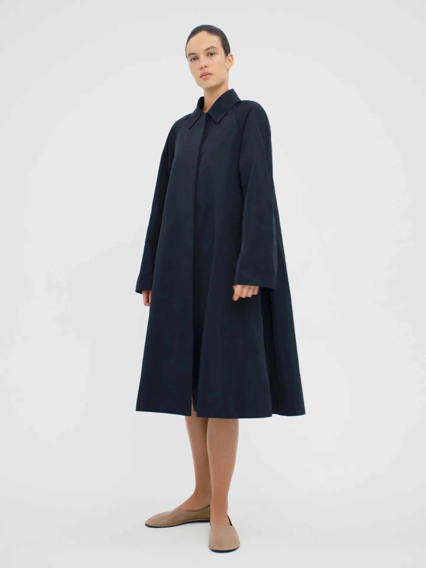 Kestral Coat in Silk Nylon