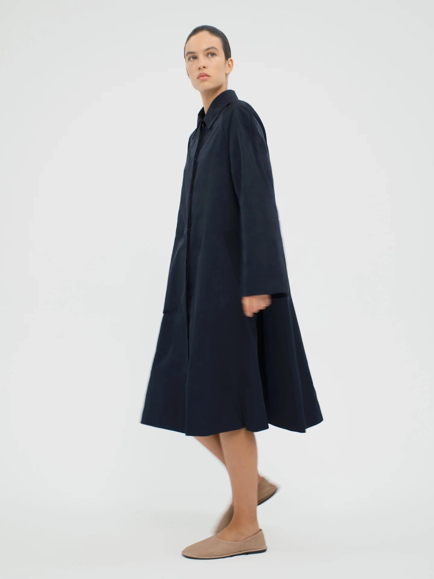 Kestral Coat in Silk Nylon