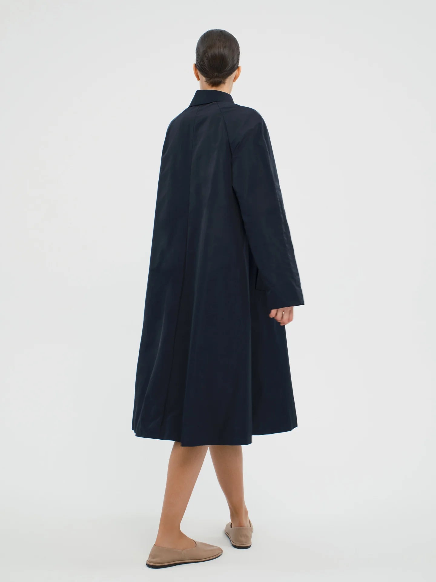 Kestral Coat in Silk Nylon