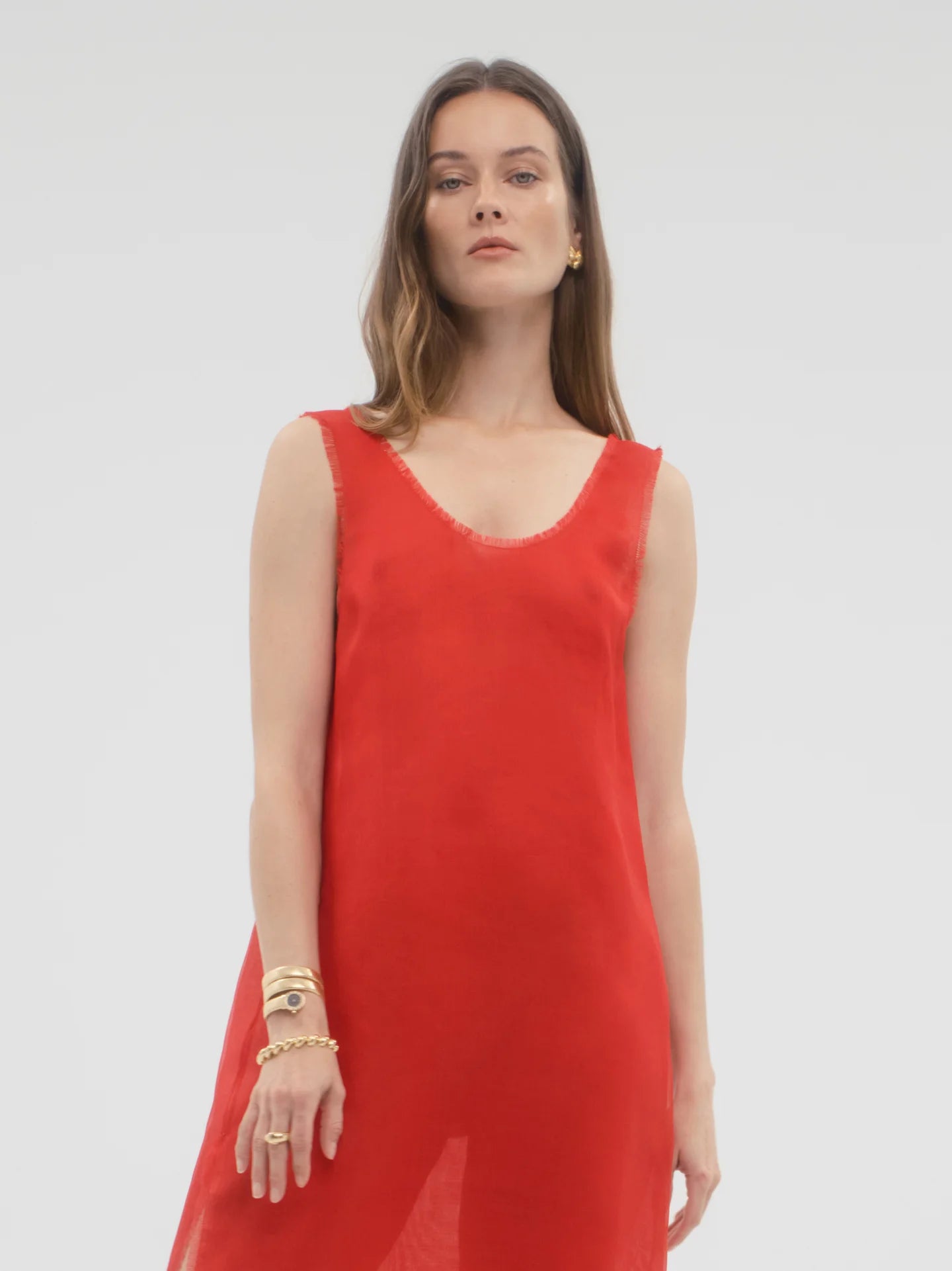 Uliana Dress in Silk - AFLALO