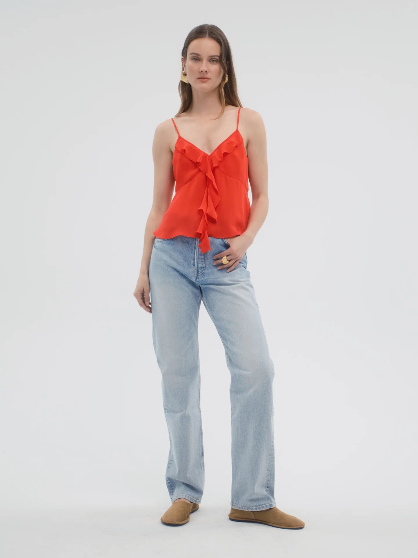 Aelora Top in Silk - AFLALO