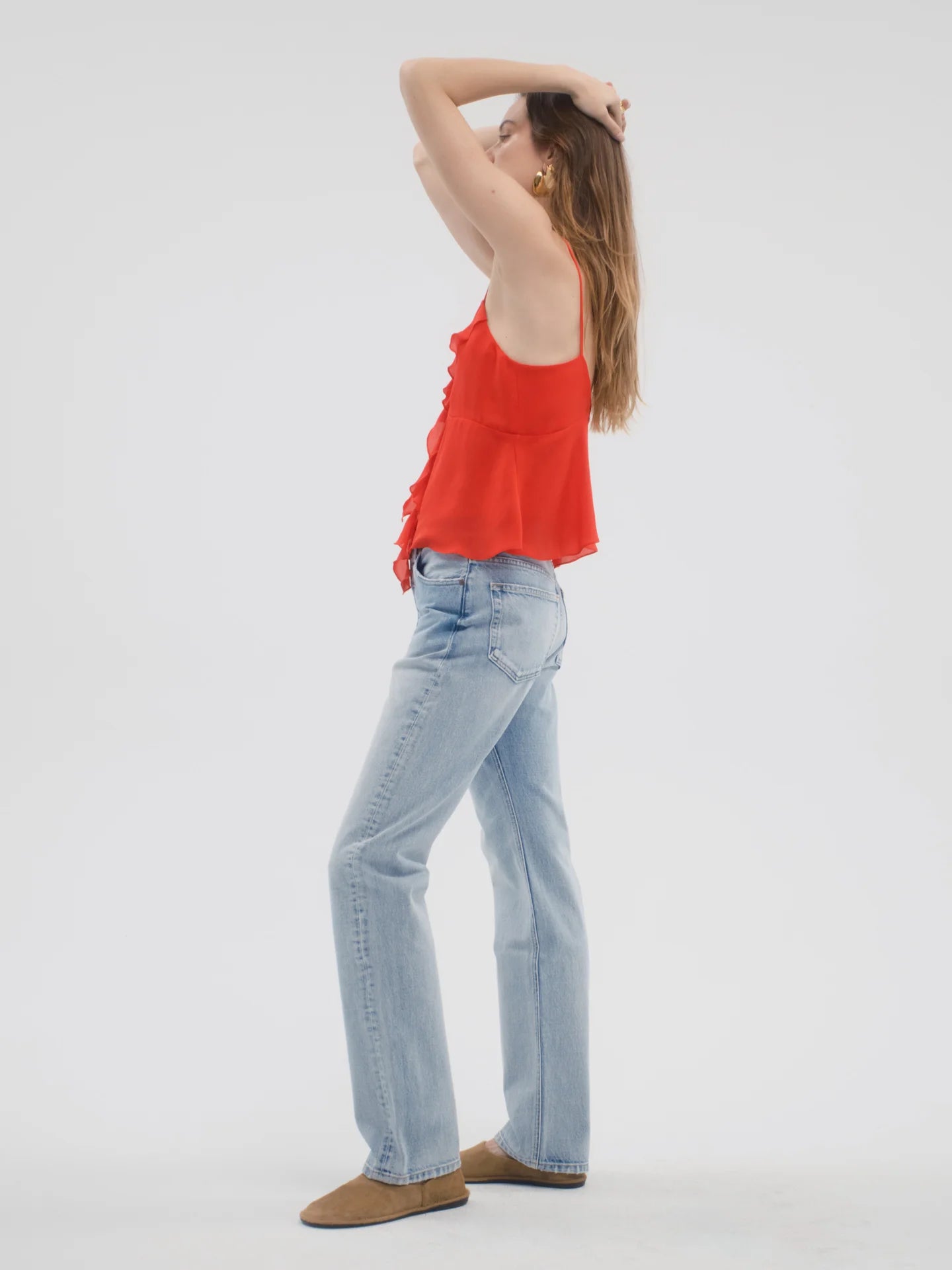 Aelora Top in Silk - AFLALO