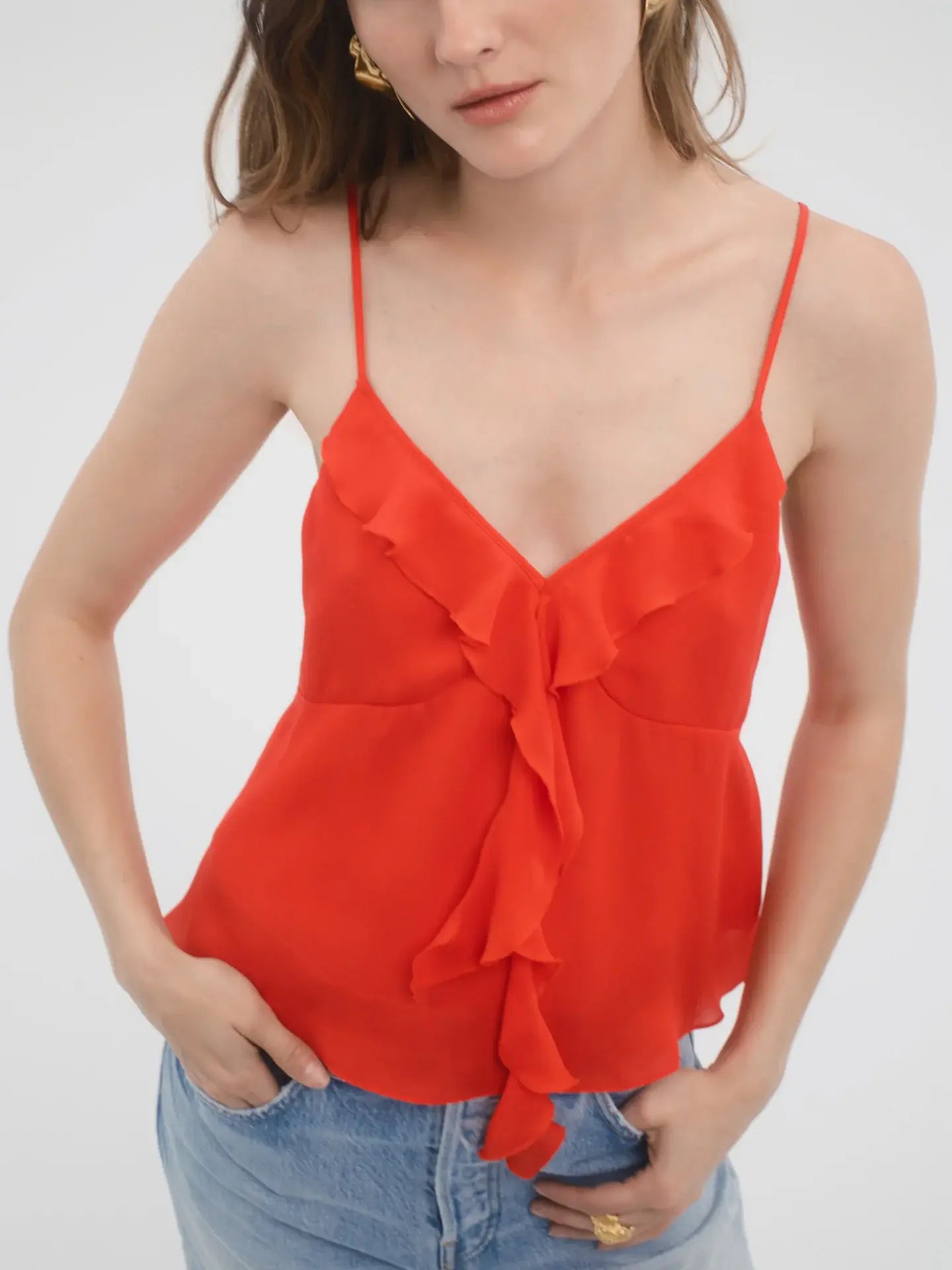 Aelora Top in Silk - AFLALO