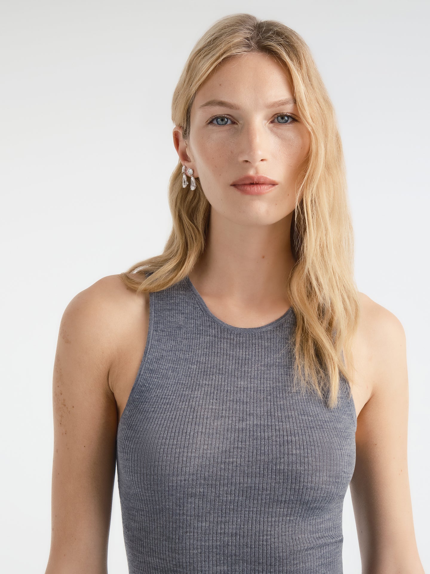 Cira Tank in Wool - AFLALO