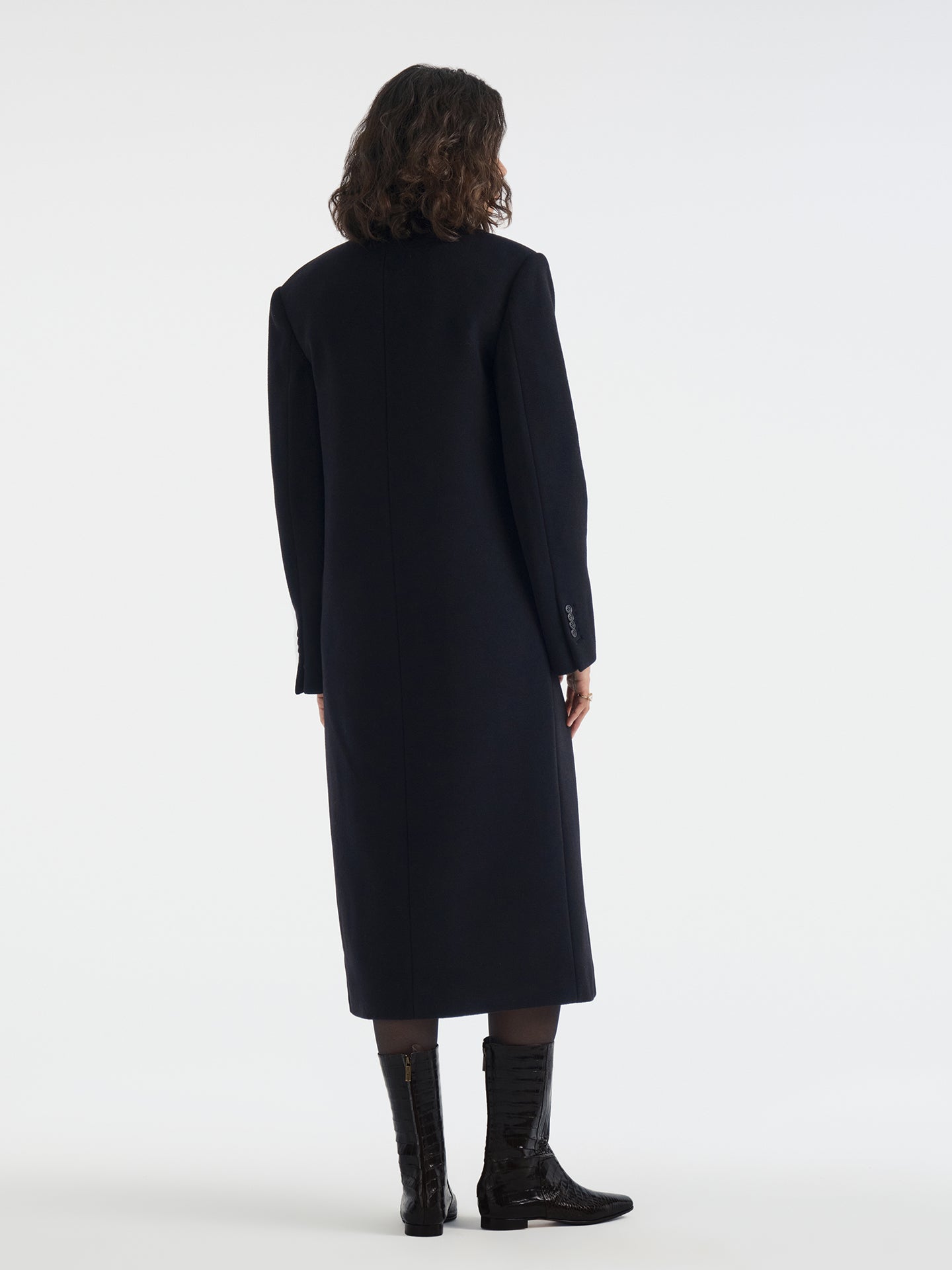 Obelisk Coat in Cashmere - AFLALO