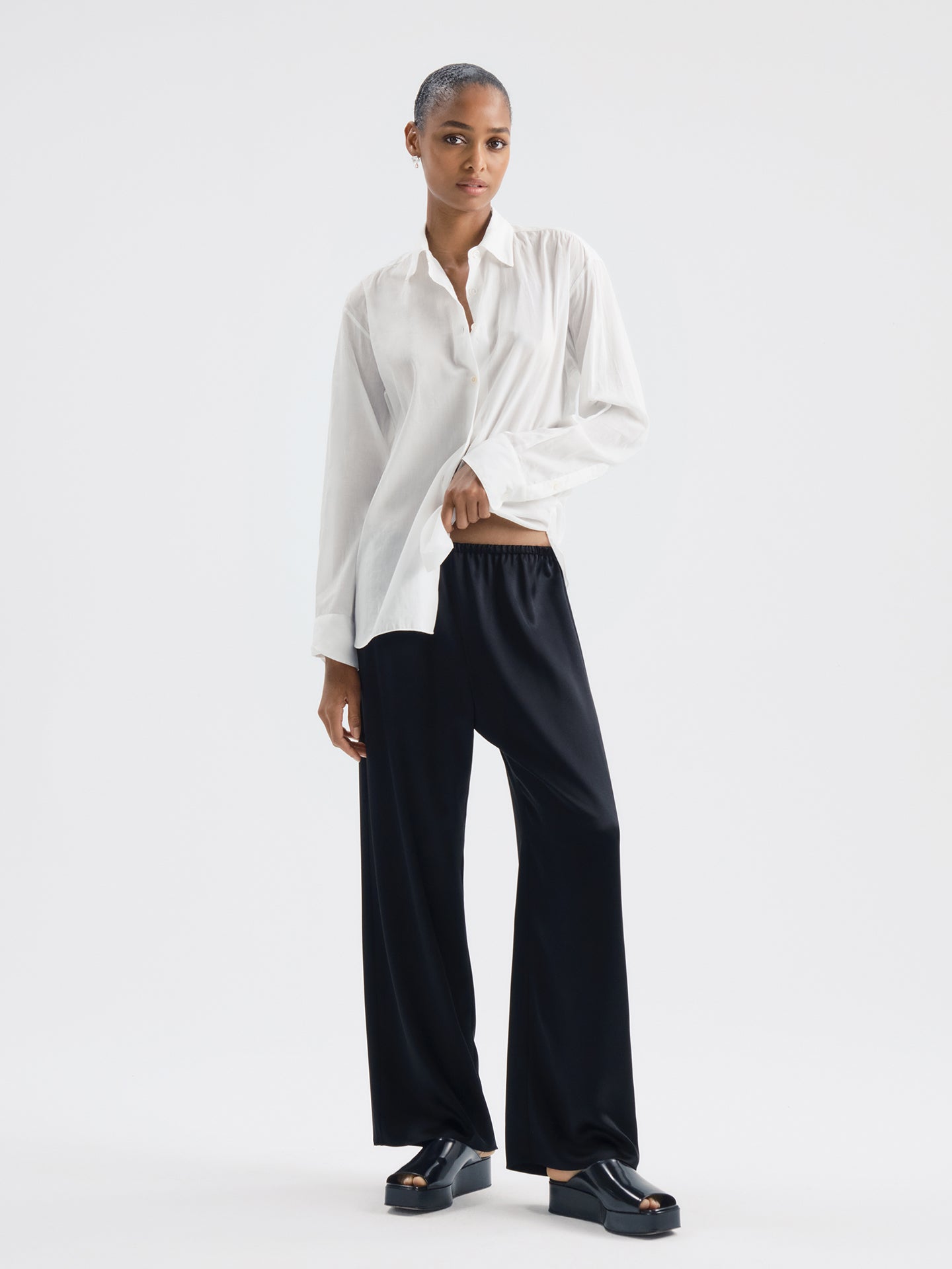 Zanitha Pant in Silk - AFLALO