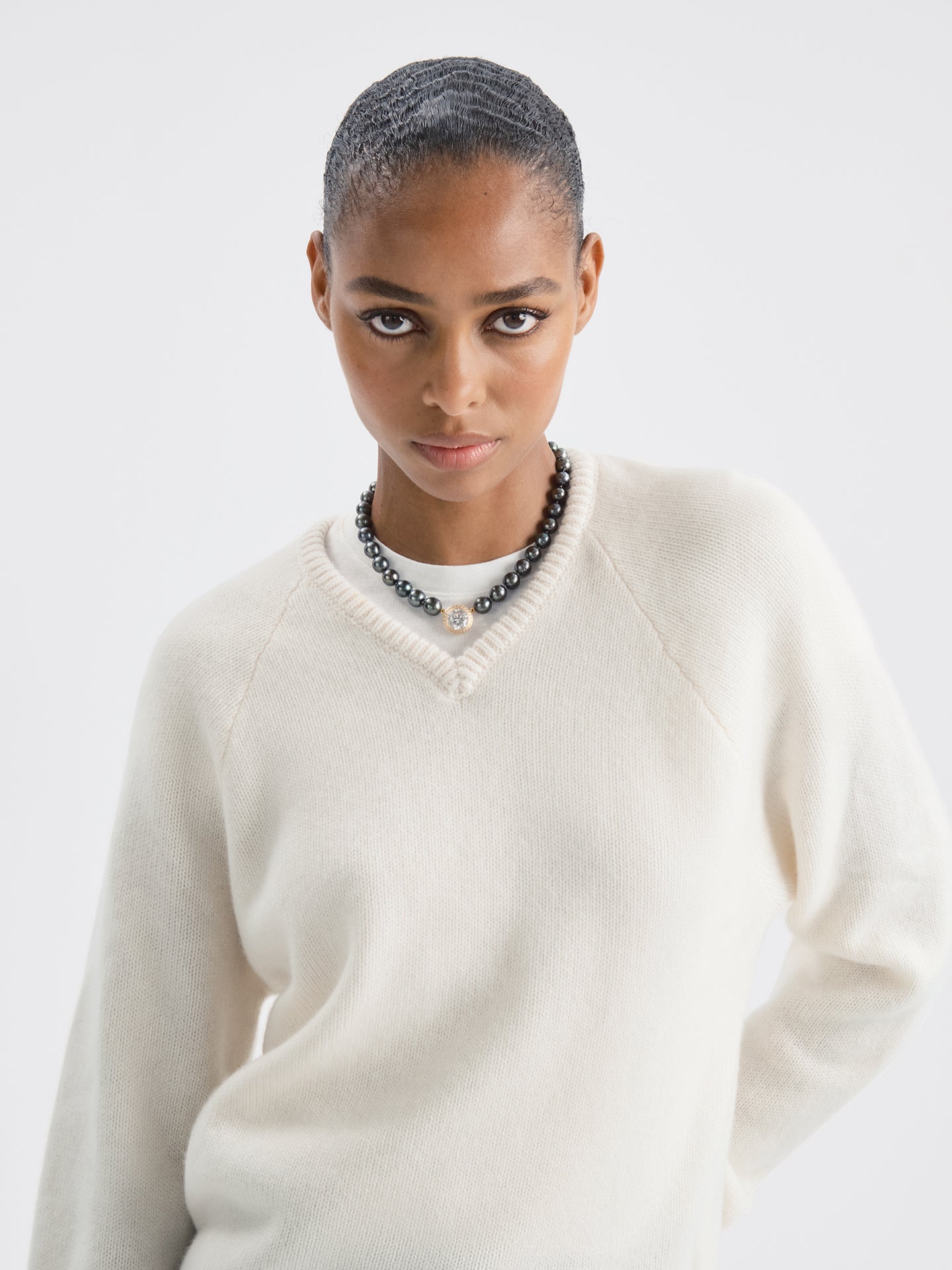 Elara Sweater in Cashmere - AFLALO