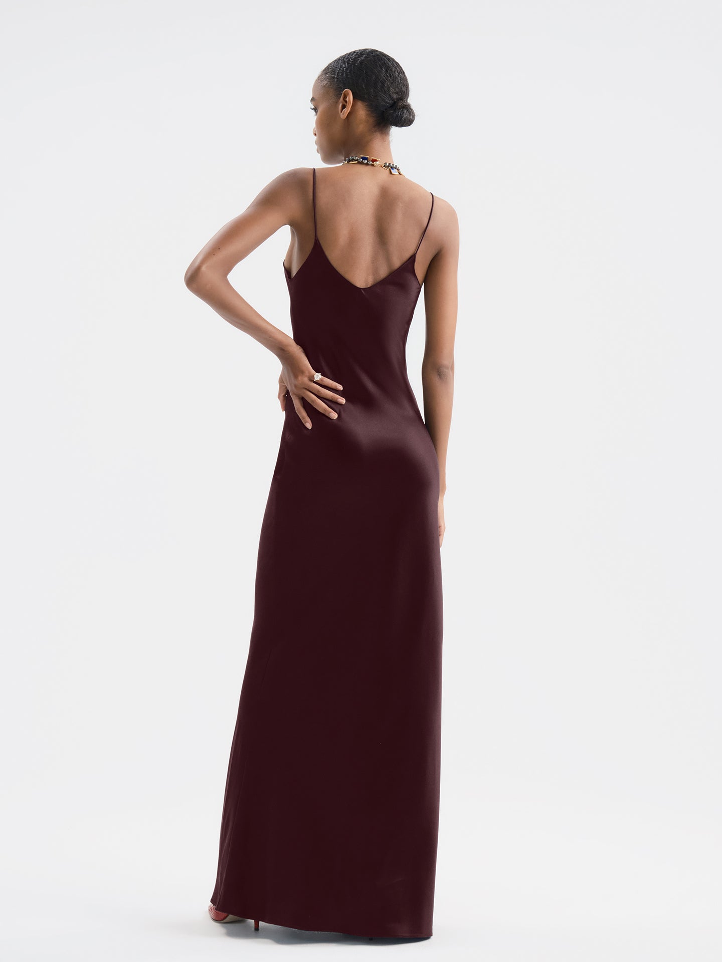 Amaris Dress in Silk - AFLALO