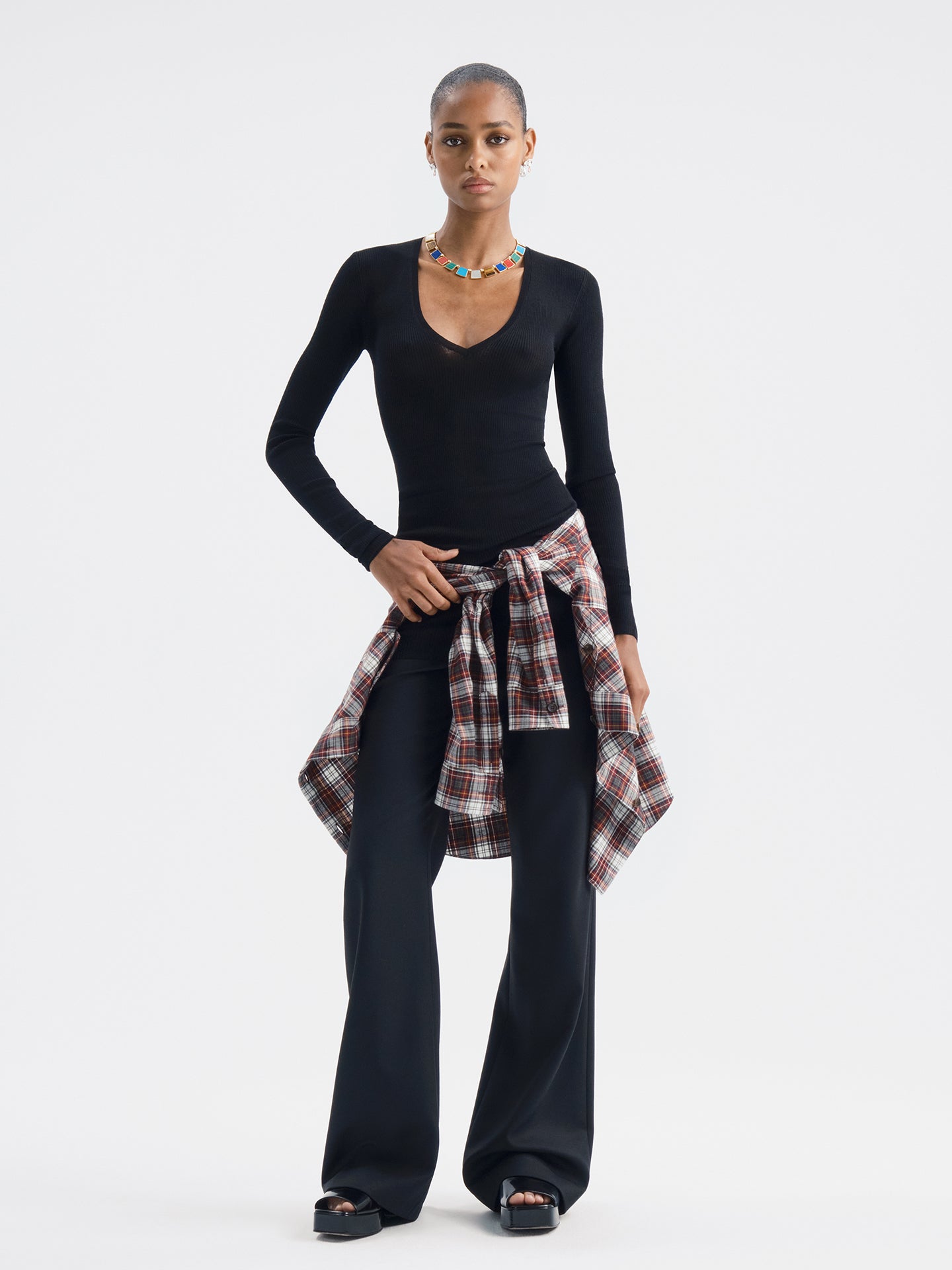 Daina Sweater in Wool - AFLALO