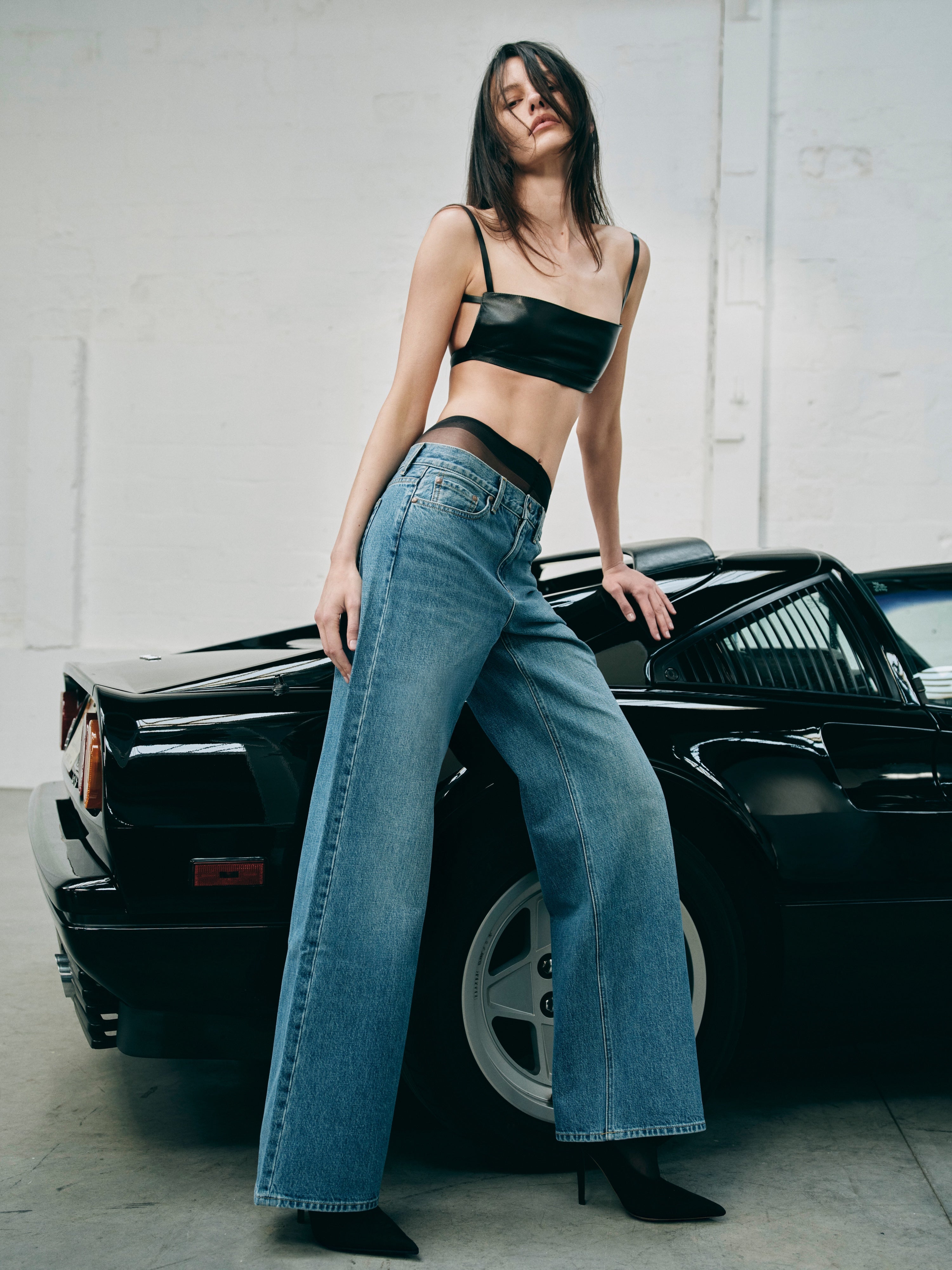 AFLALO Rhys Jean – Blue Hour Rigid Denim - Model Campaign