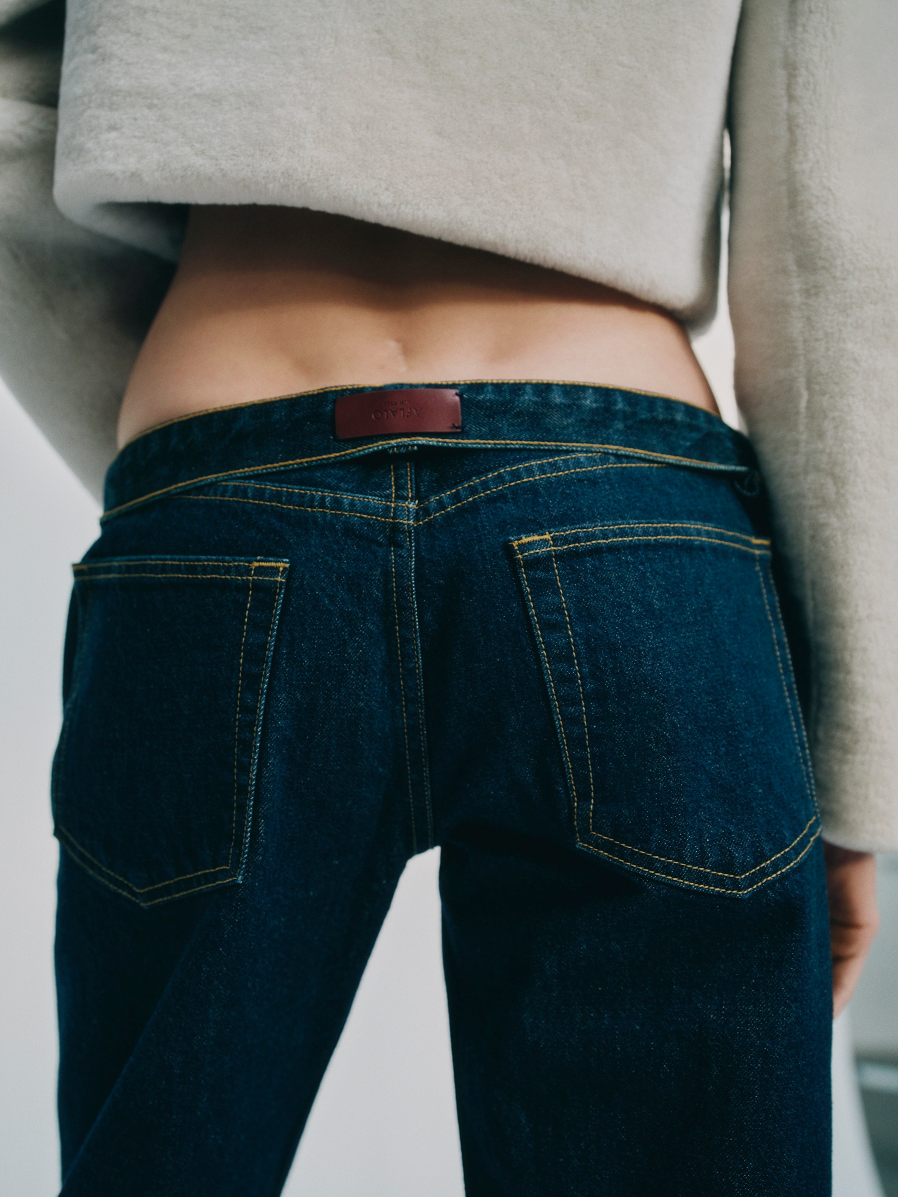 Verne Jean in Rigid Denim