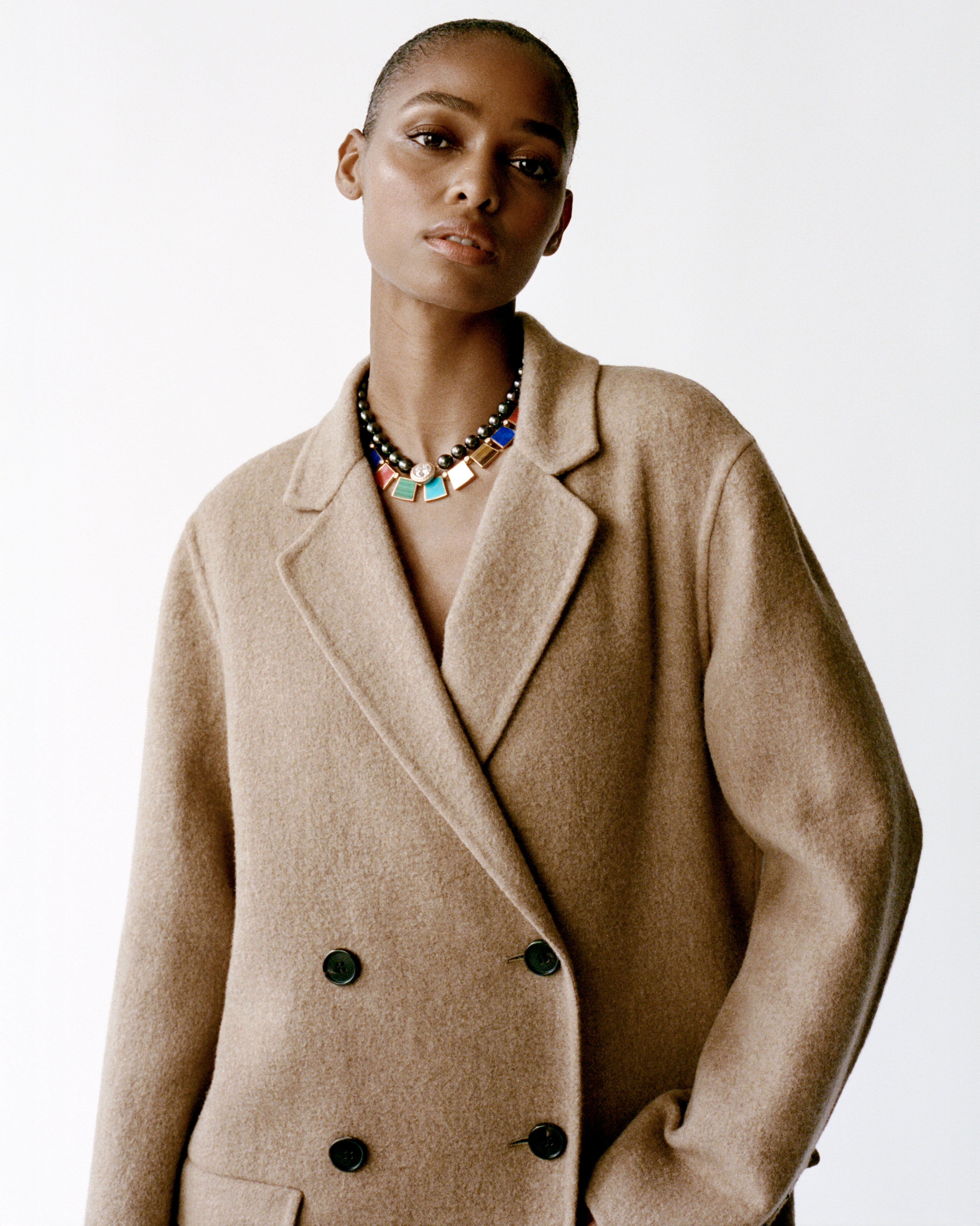 Tahitian Oracle Strand Necklace in Gold