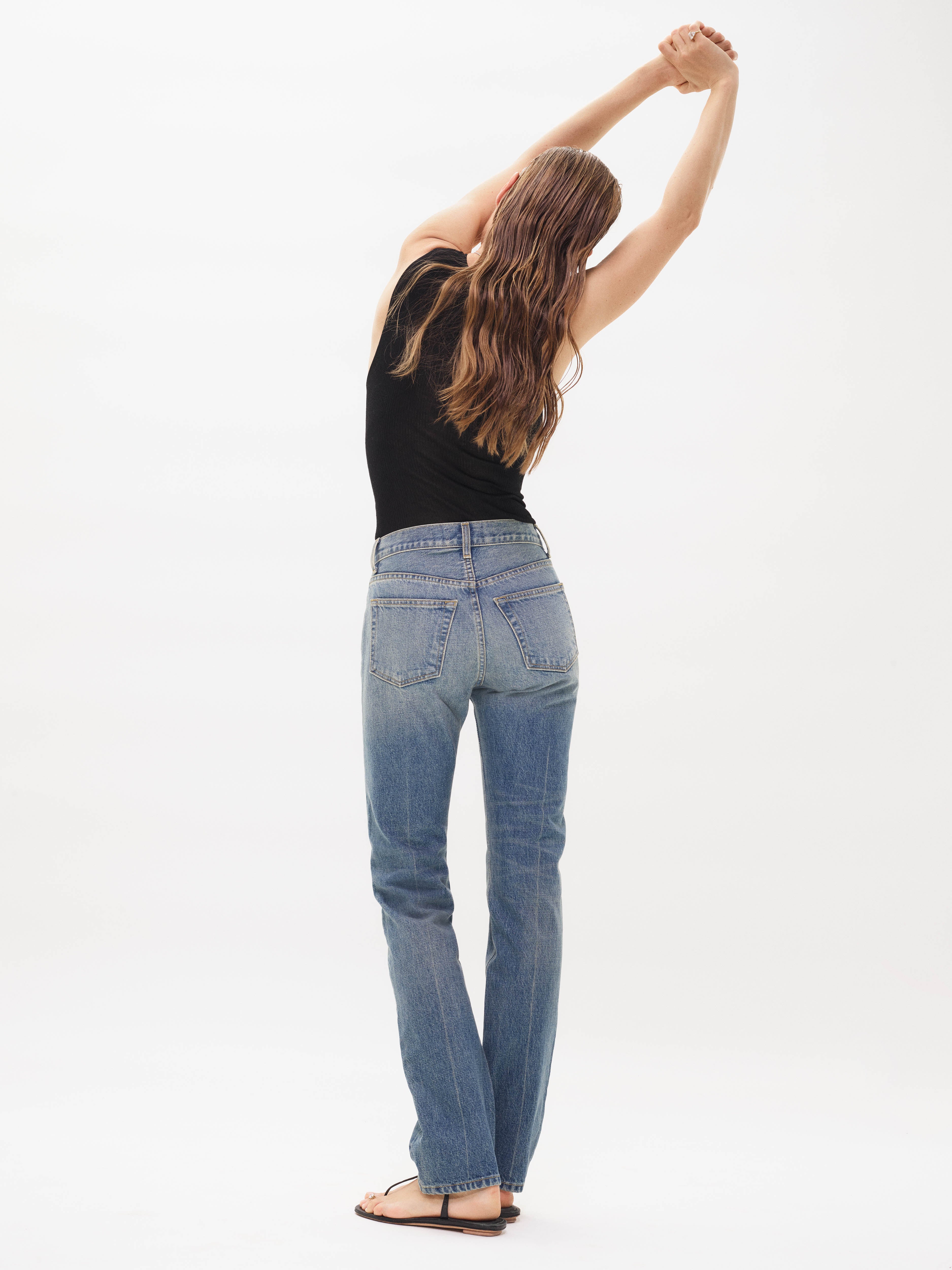 Huxley Jean in Rigid Denim