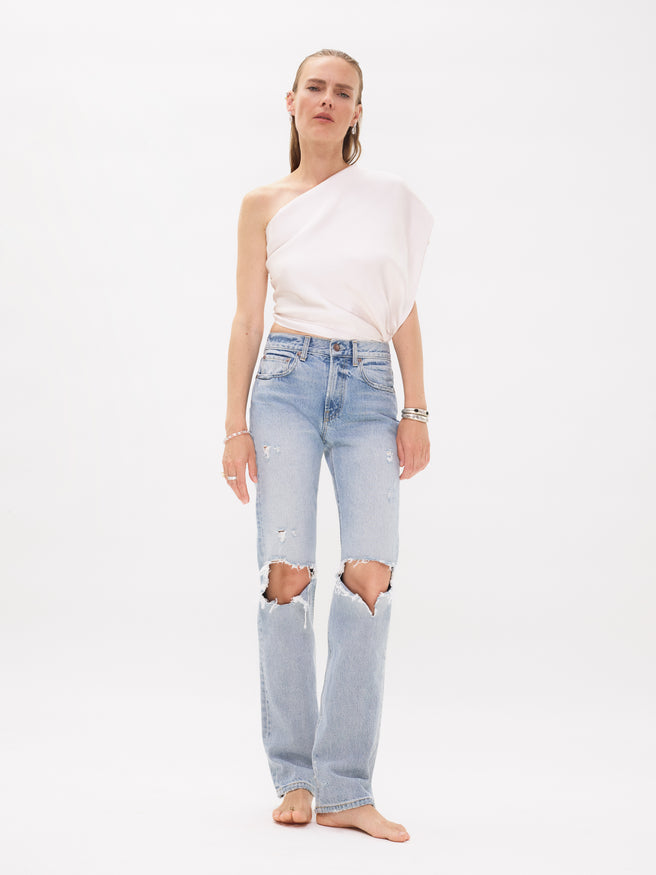 Huxley Jean in Rigid Denim