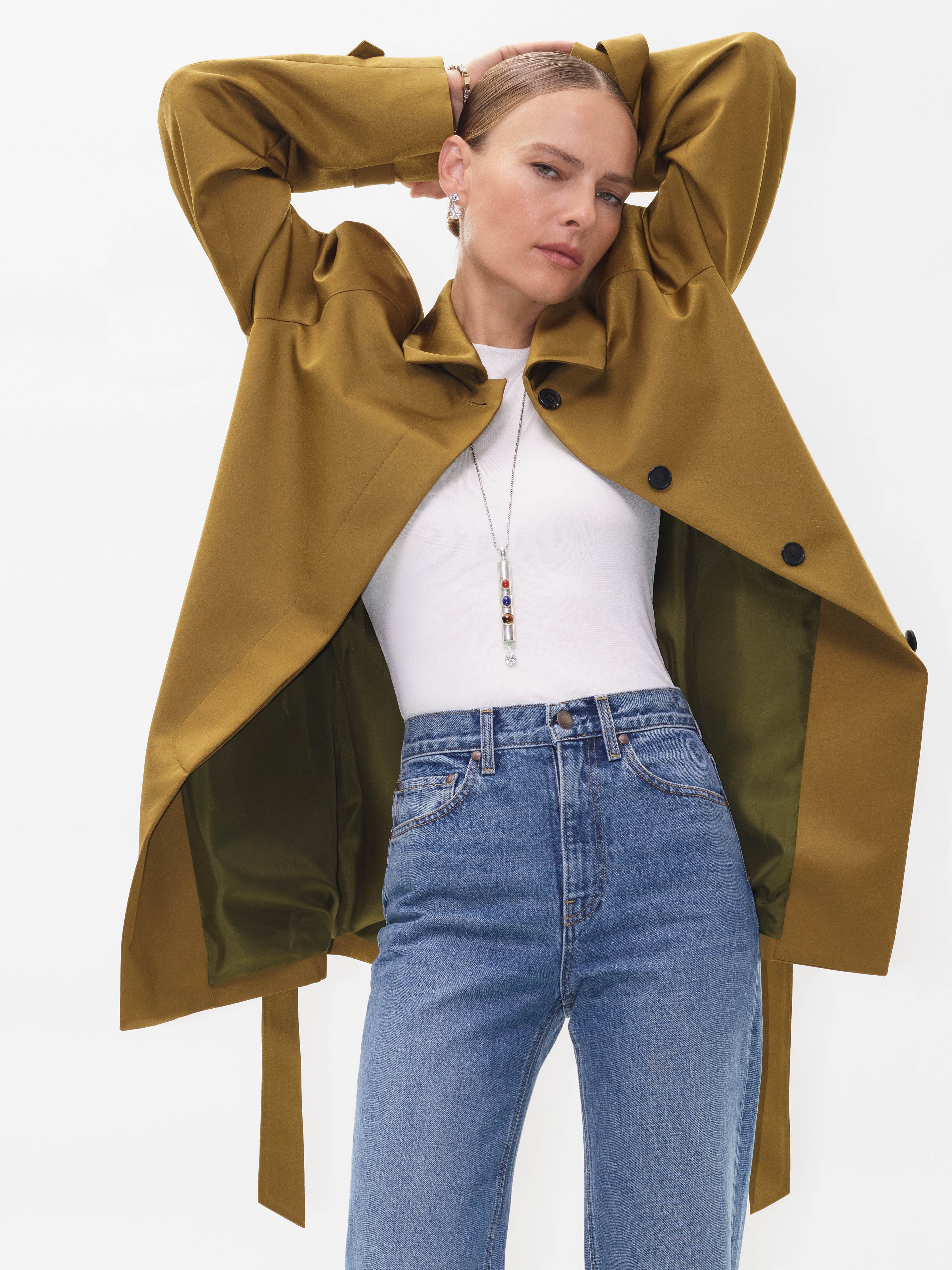 Mira Jacket in Wool Silk