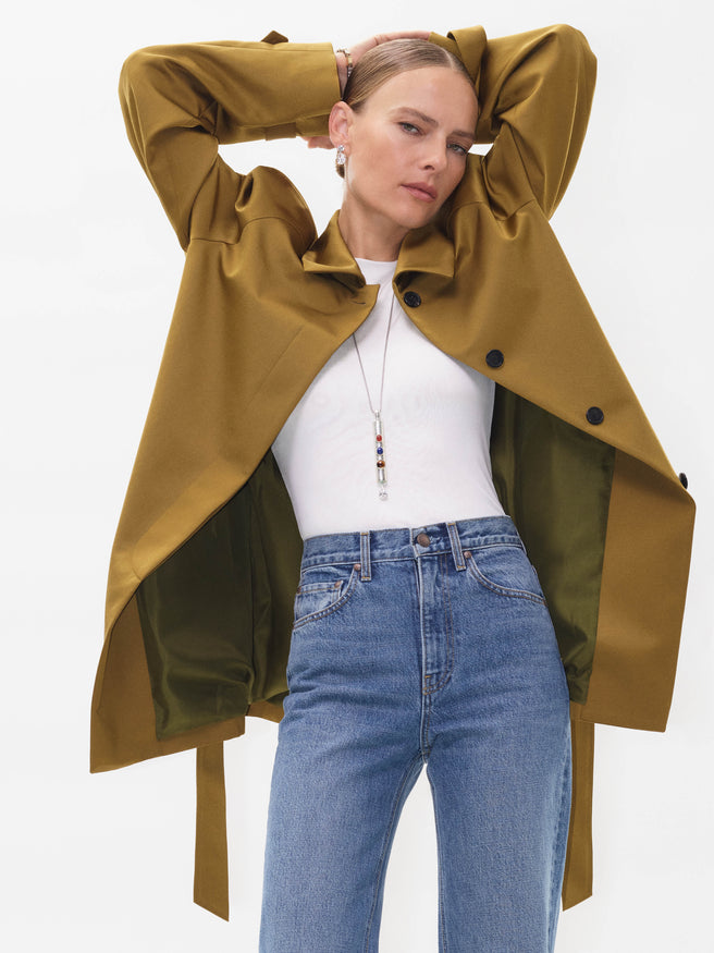 Mira Jacket in Wool Silk