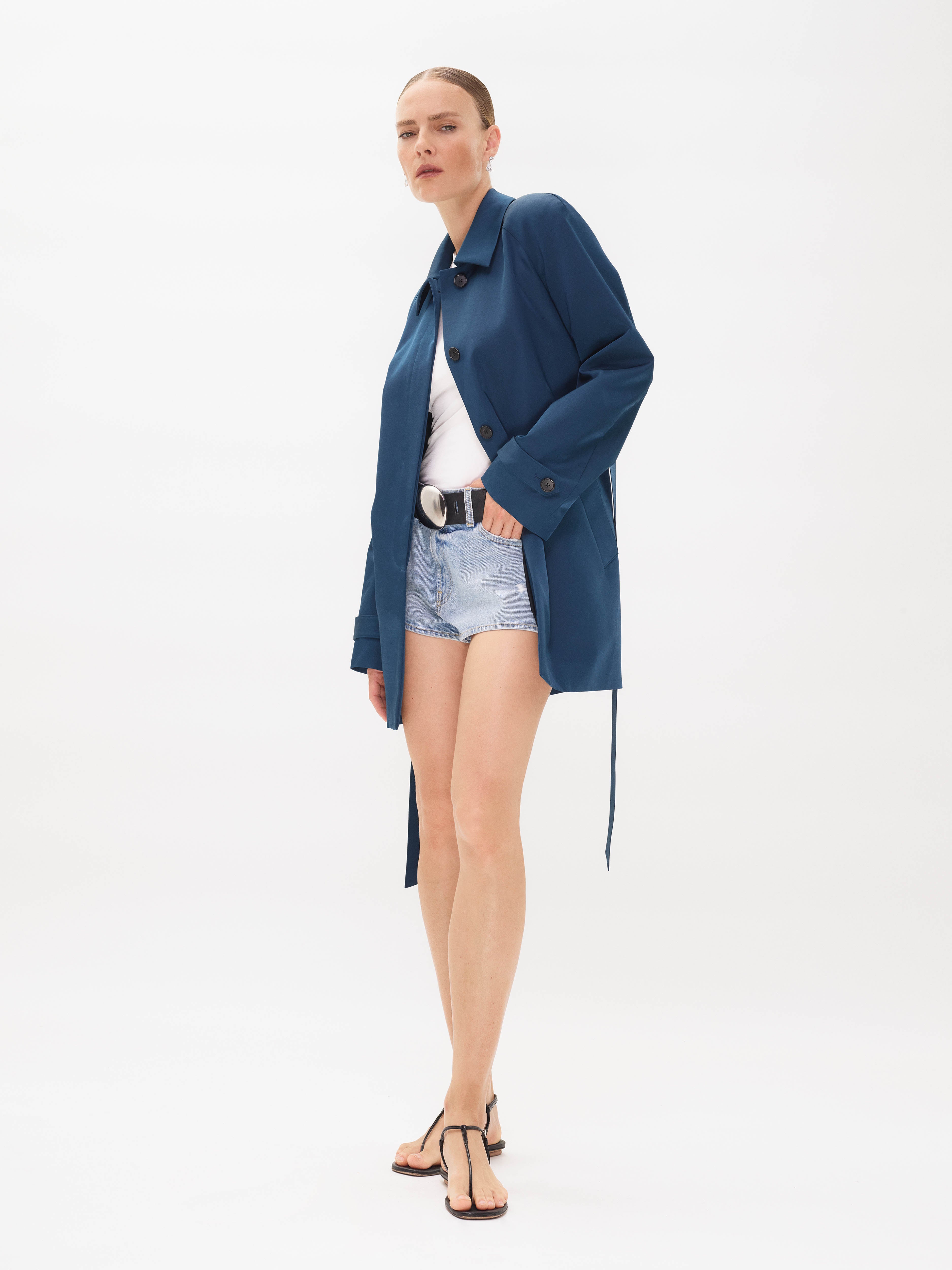 Mira Jacket in Wool Silk