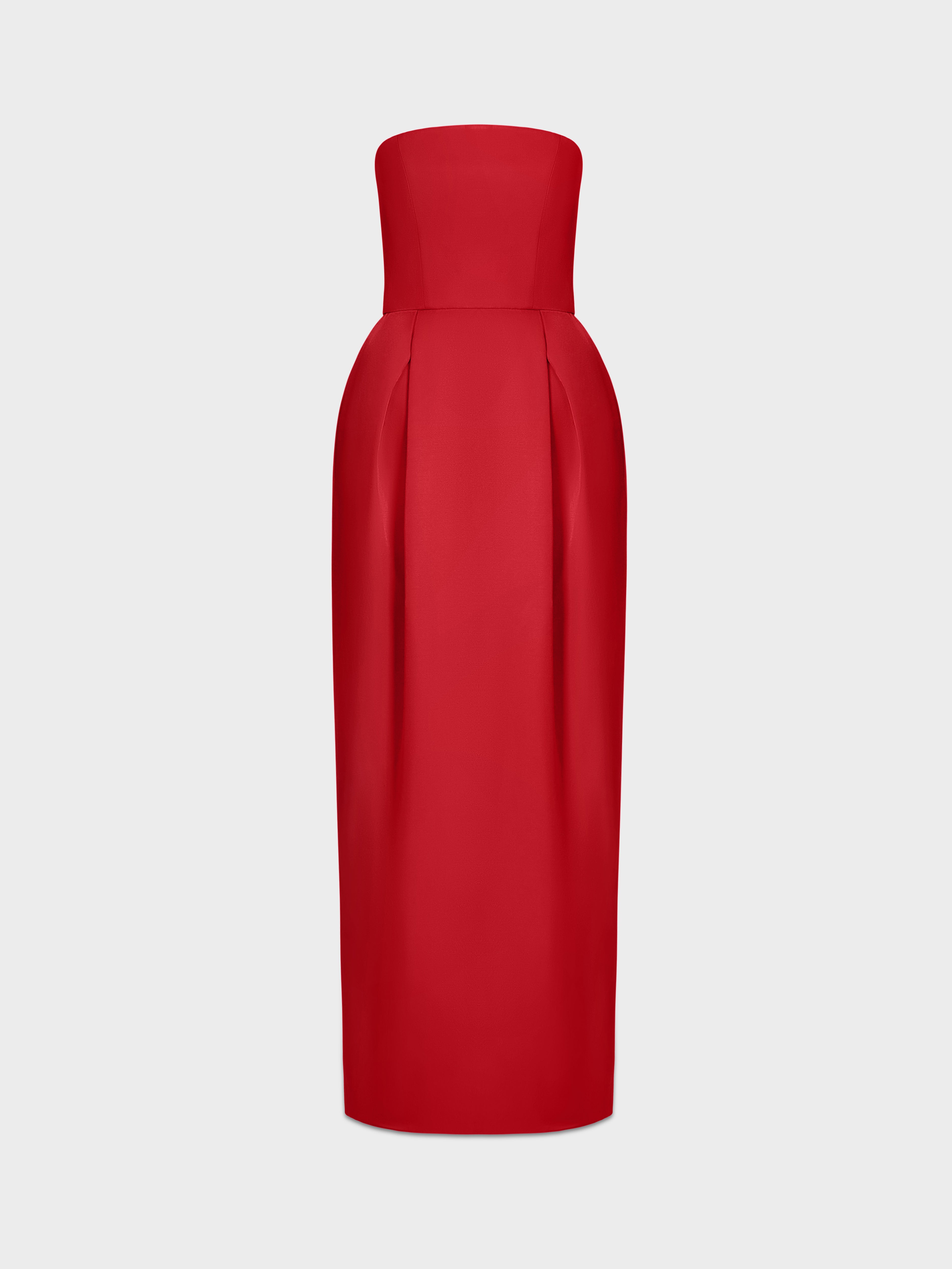 AFLALO Alune Dress in Wool Silk – Fire - Ghost Front