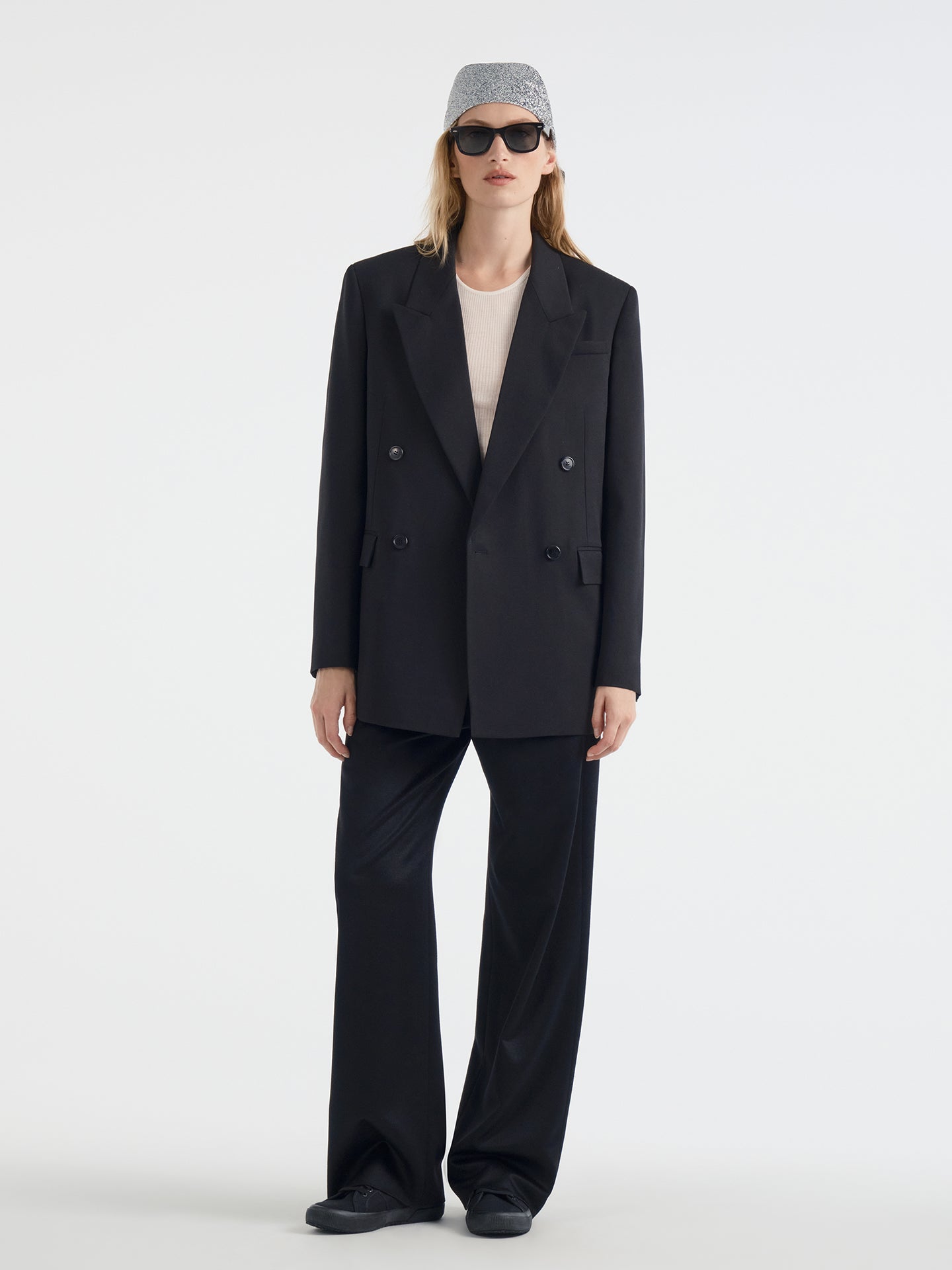 Edi Blazer in Wool Silk - AFLALO