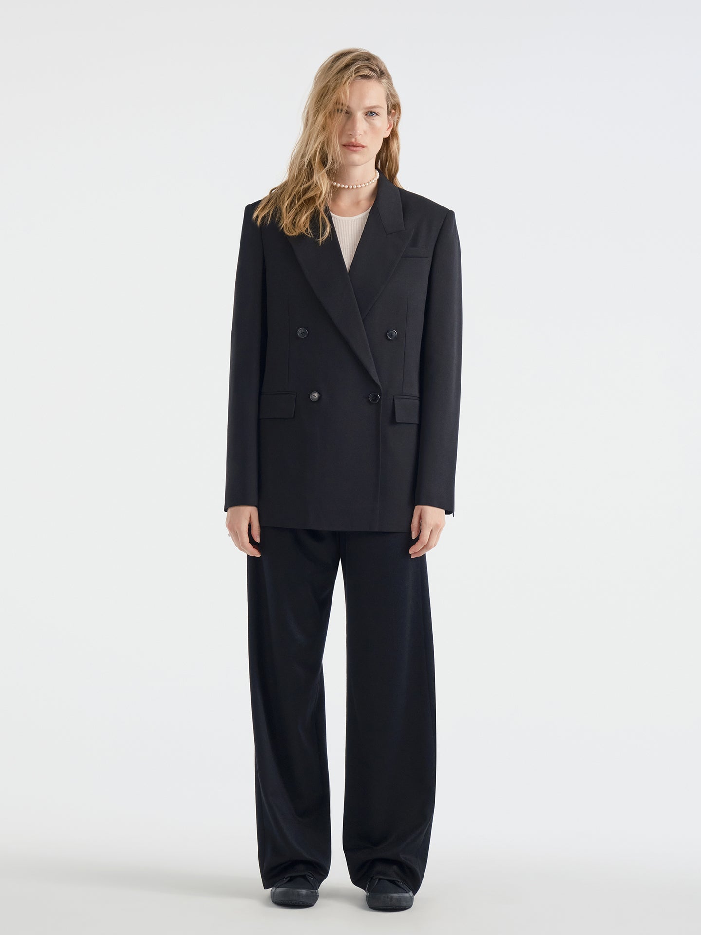 Edi Blazer in Wool Silk - AFLALO