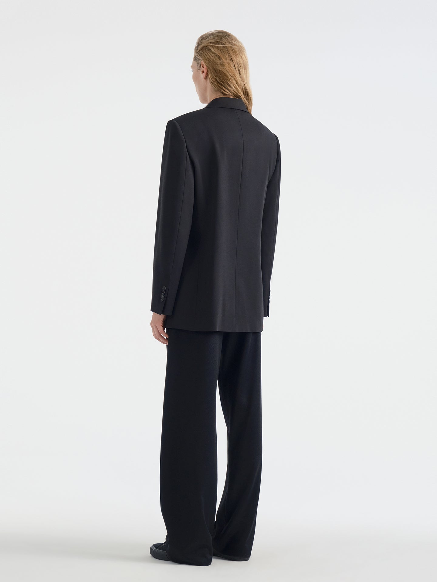 Edi Blazer in Wool Silk - AFLALO