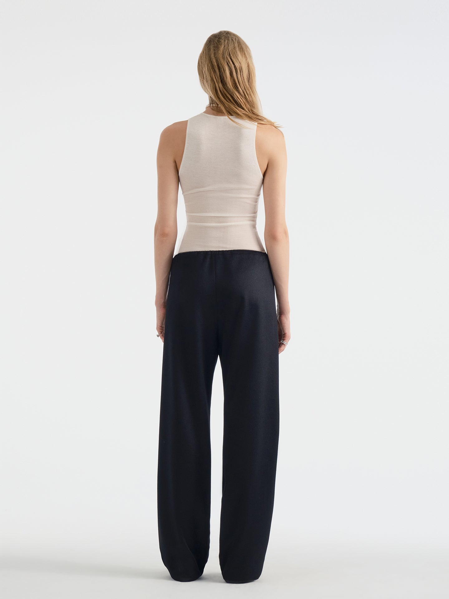 Chandrey Pant in Cashmere Chinchilla - AFLALO