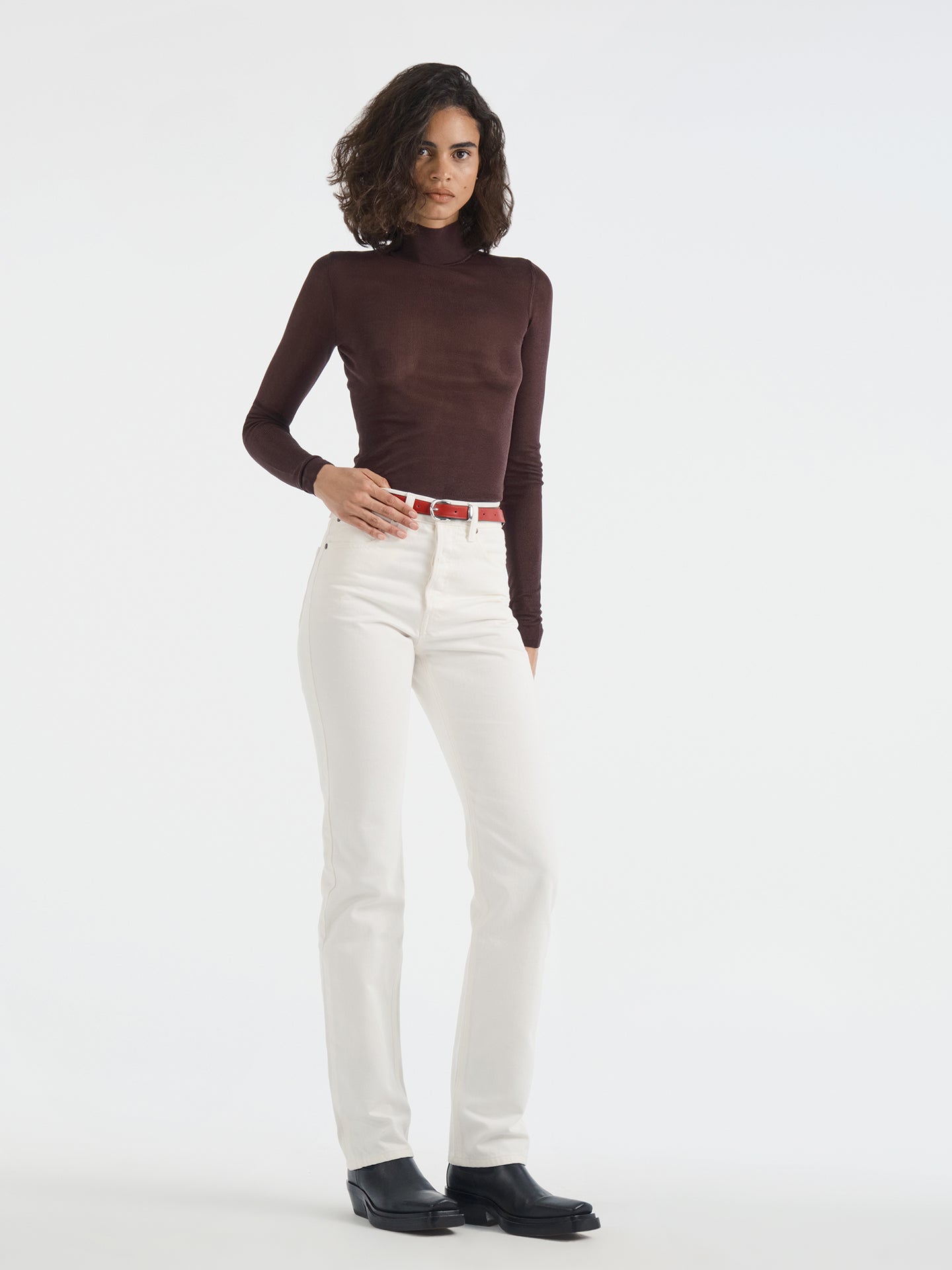 Benoit Top in Viscose - AFLALO