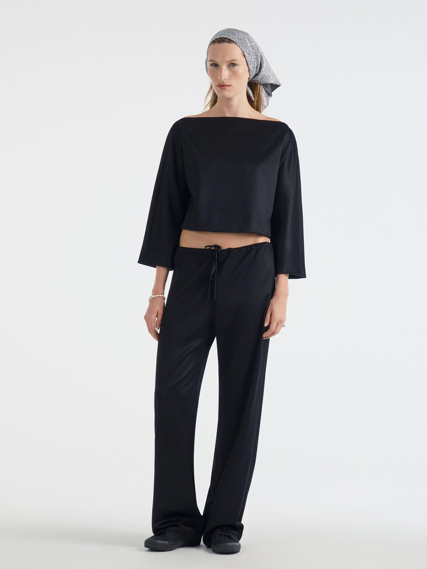 Thea Top in Cashmere Chinchilla - AFLALO