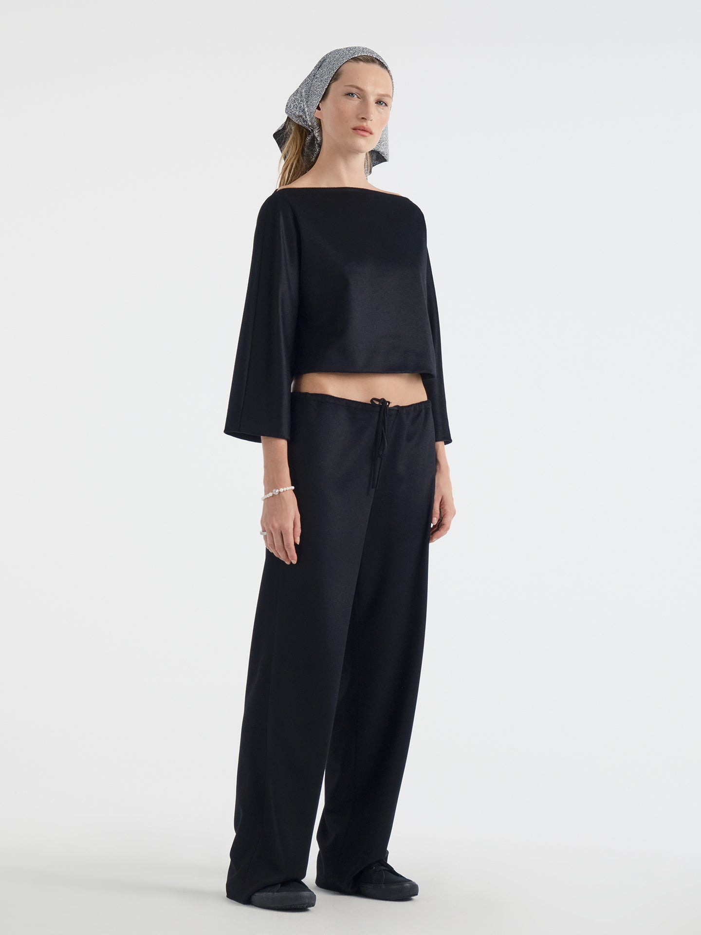 Chandrey Pant in Cashmere Chinchilla - AFLALO