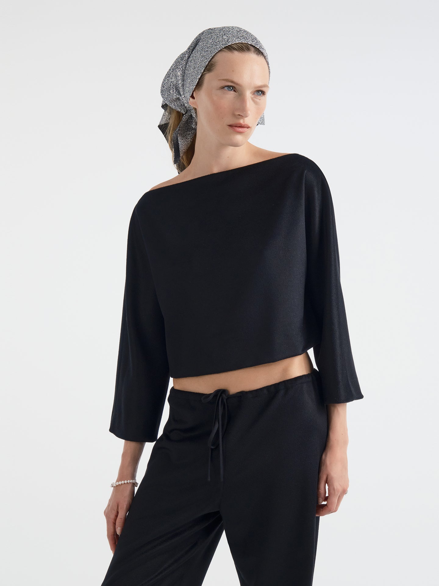 Chandrey Pant in Cashmere Chinchilla - AFLALO