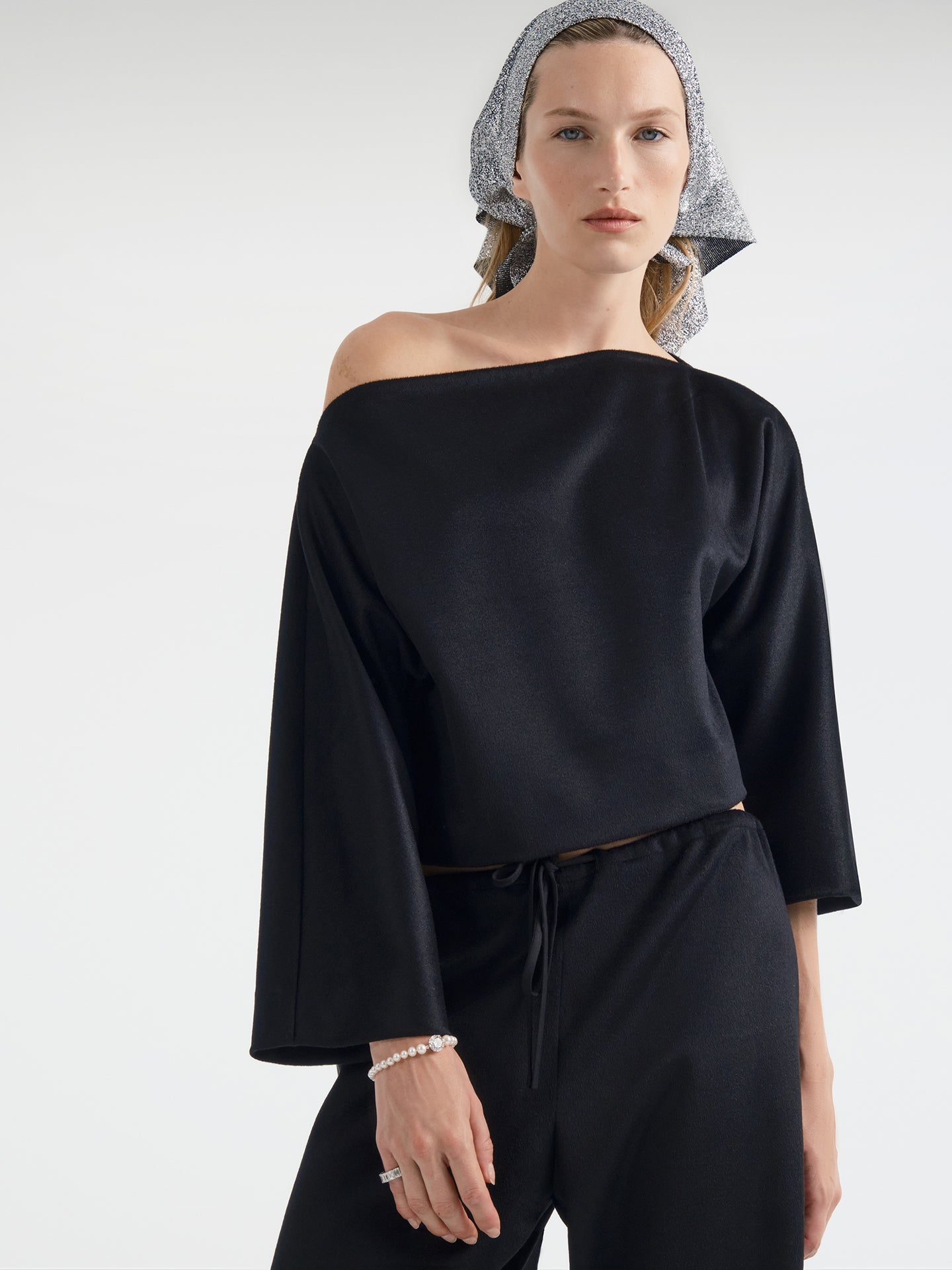 Thea Top in Cashmere Chinchilla - AFLALO