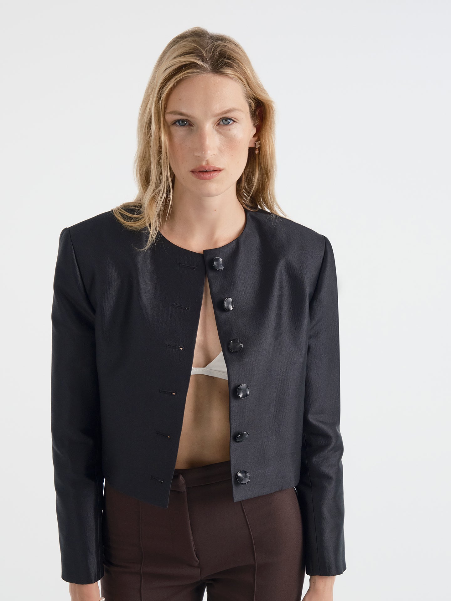 Bastion Jacket in Wool Silk - AFLALO