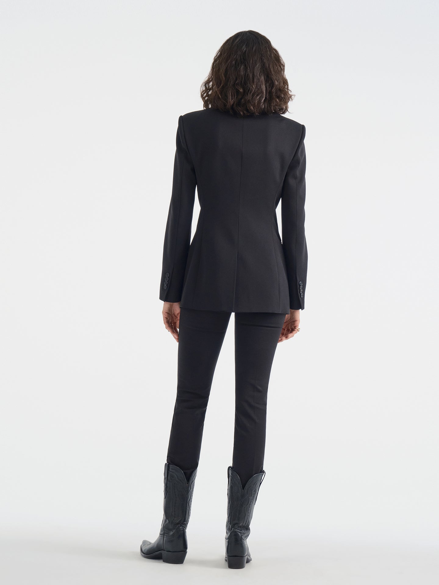 Roux Blazer in Wool Silk - AFLALO