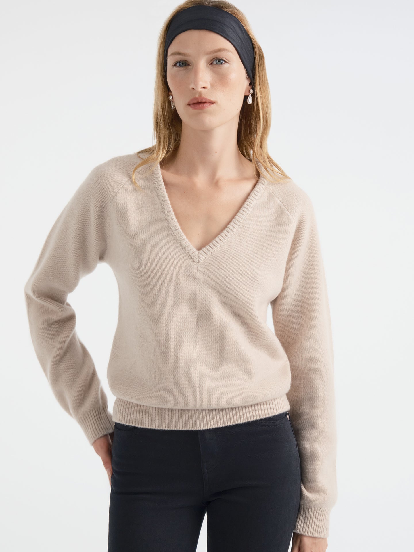 Velarise Sweater in Cashmere - AFLALO