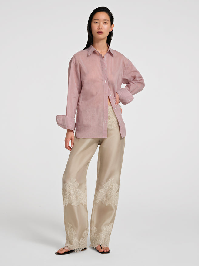 Brein Shirt in Silk Cotton