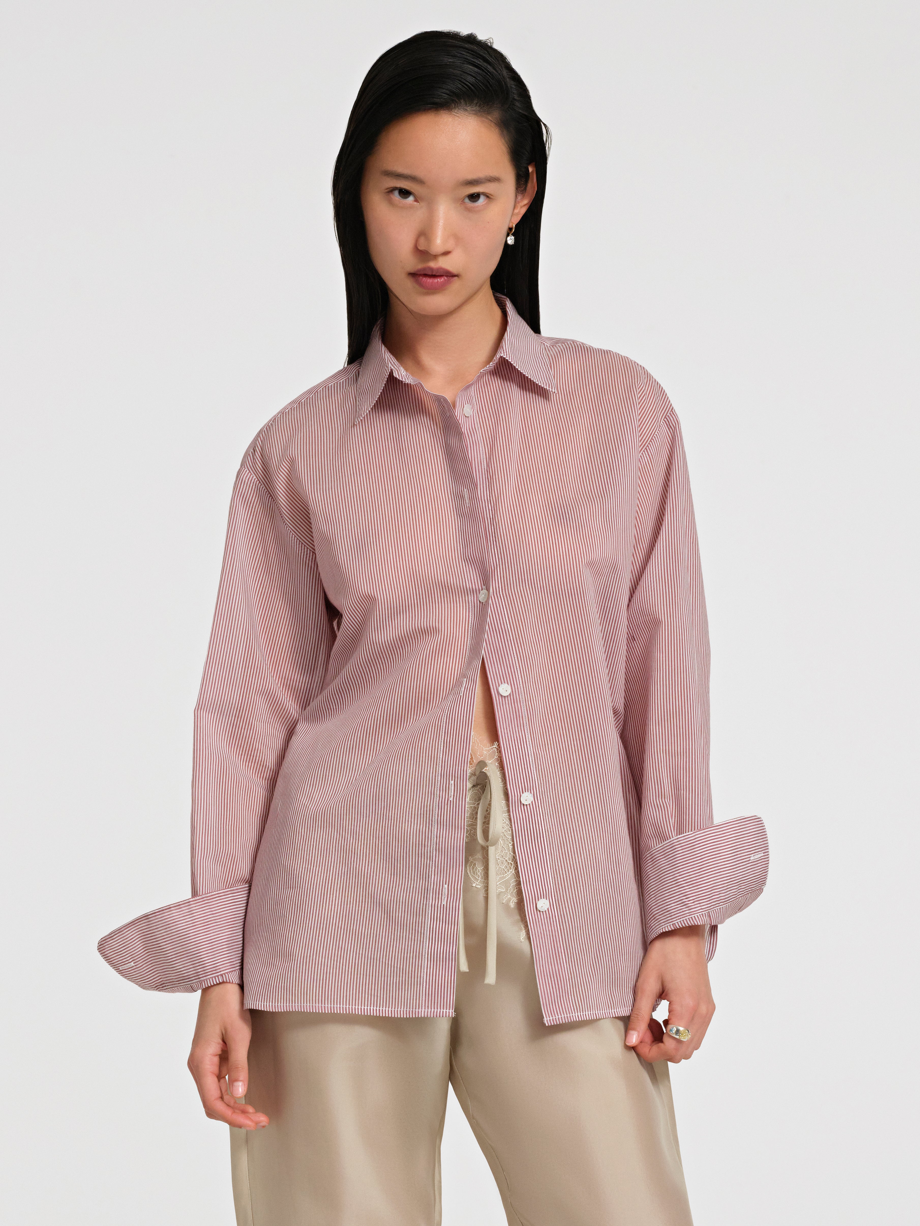 Brein Shirt in Silk Cotton