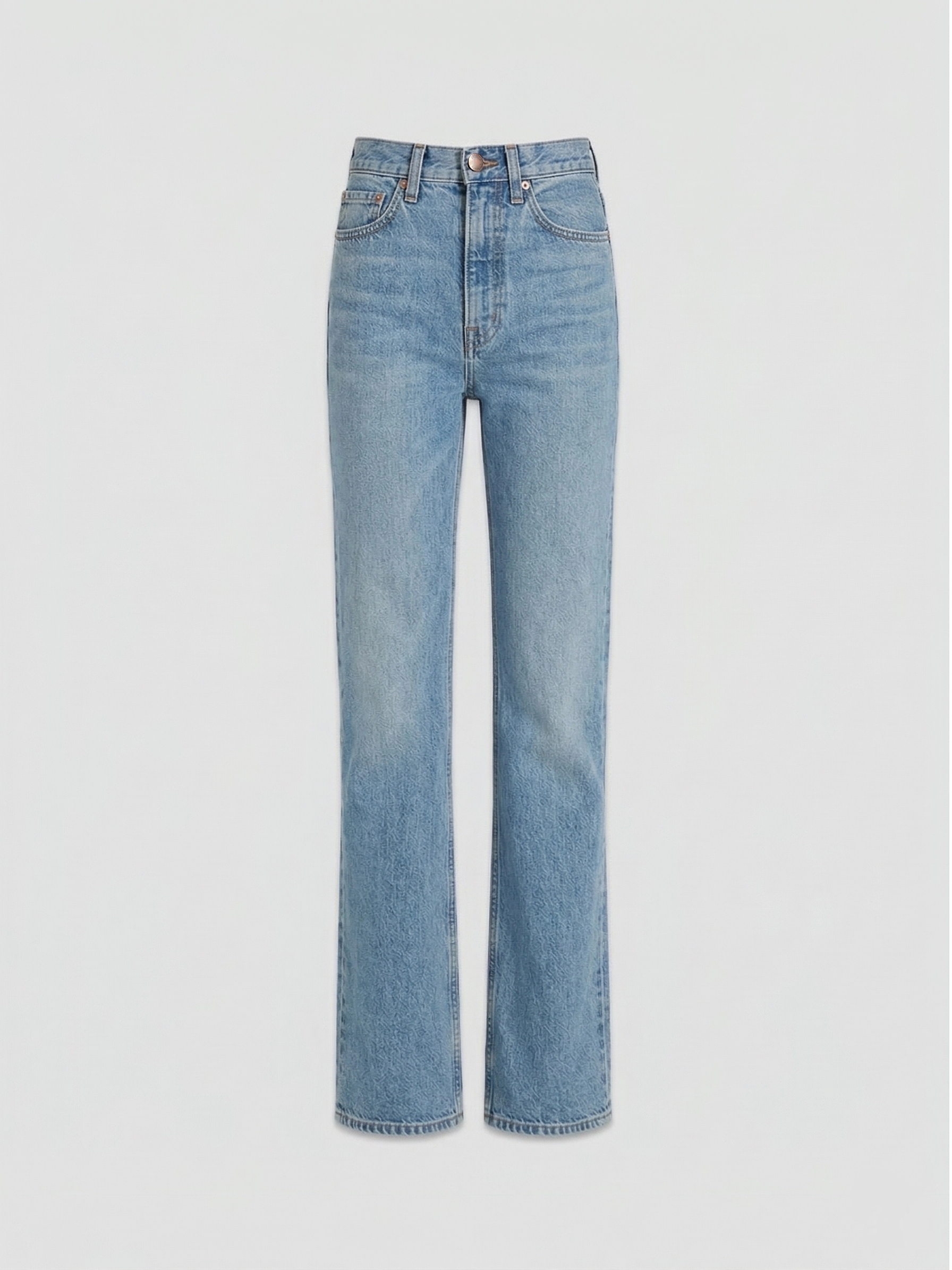 AFLALO Brontë Jean – Country Mesa Rigid Denim - Ghost Front