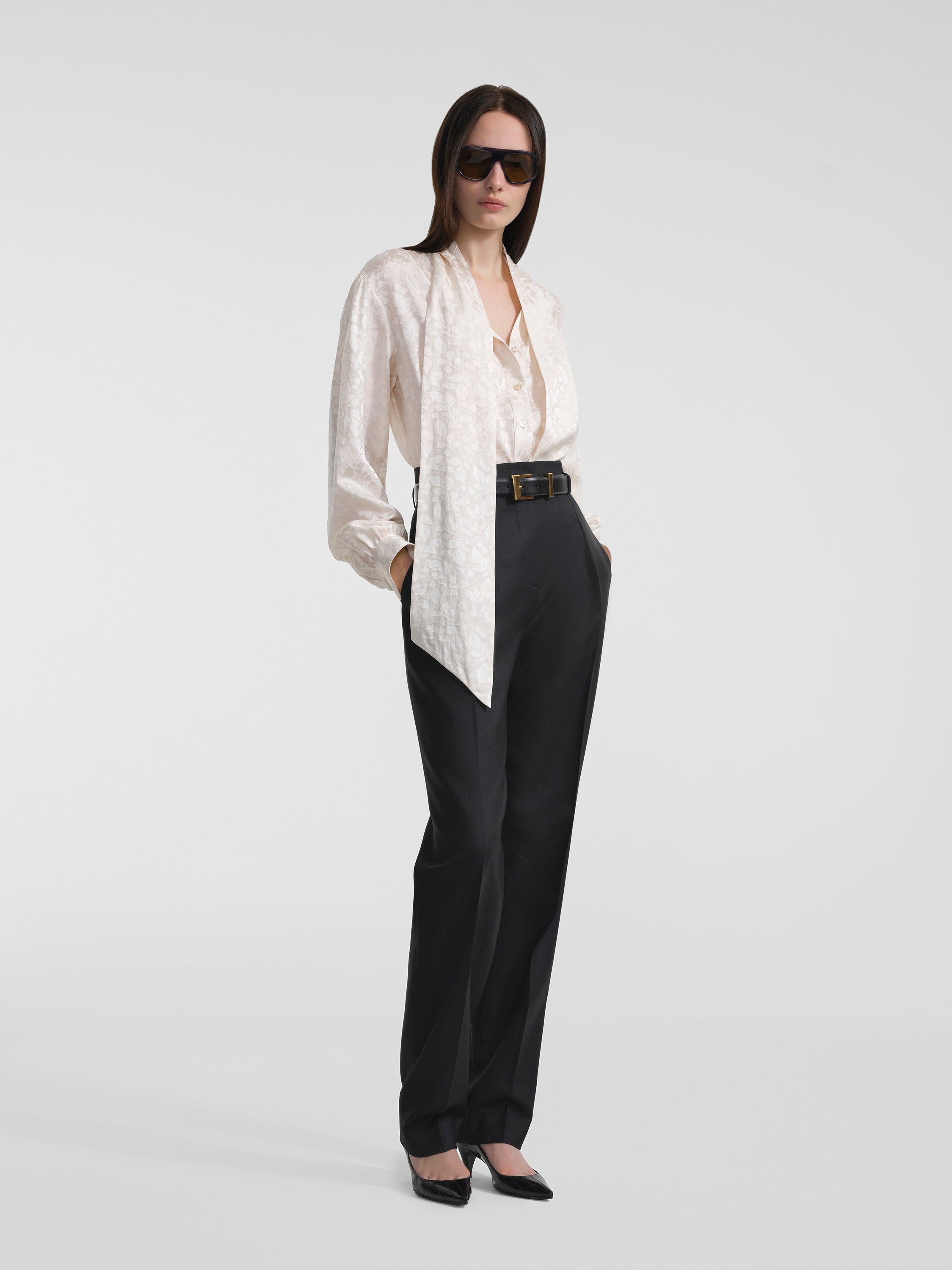 Carmela Top in Silk Cotton