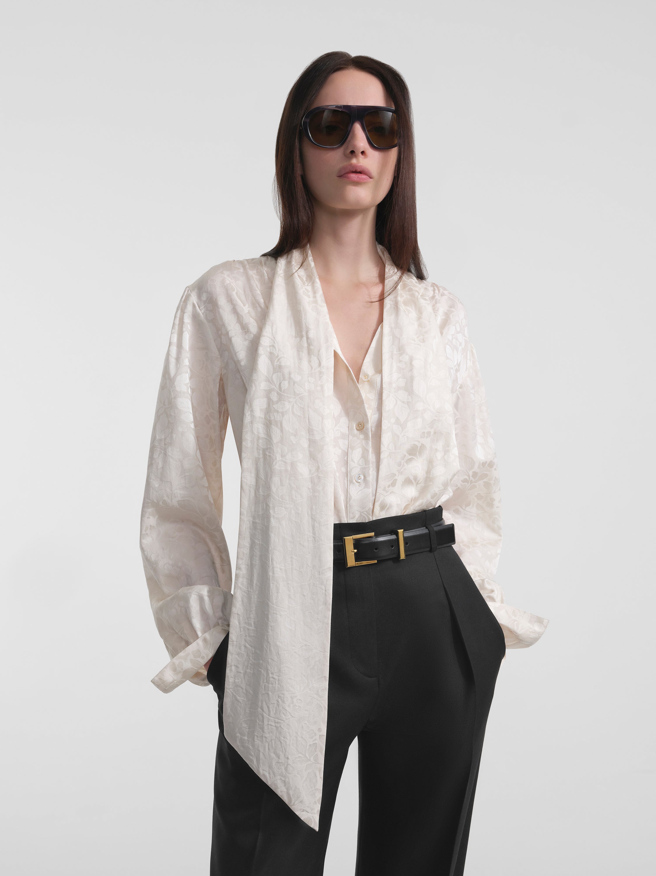 Carmela Top in Silk Cotton