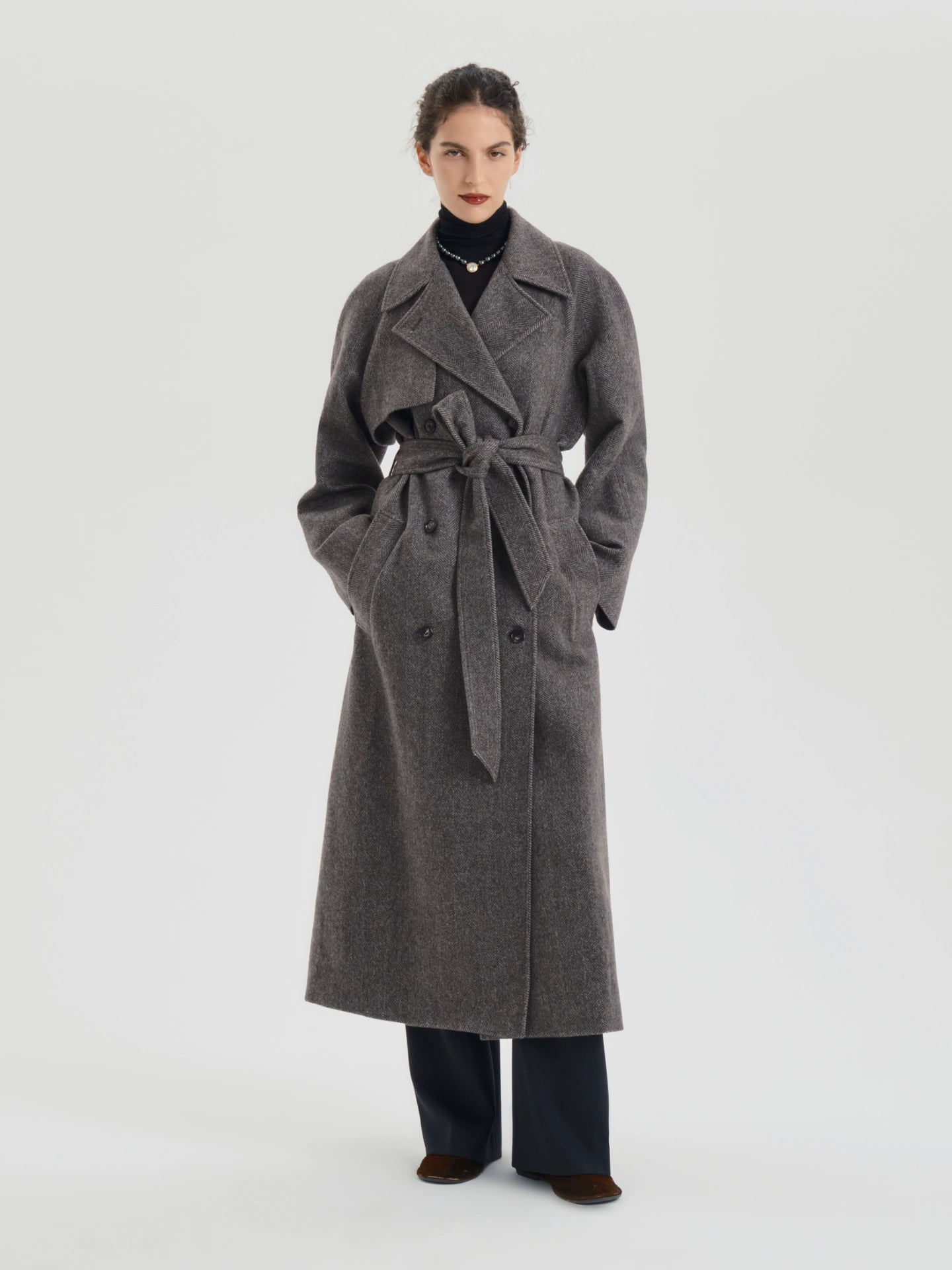 Ellery Coat in Cashmere - AFLALO