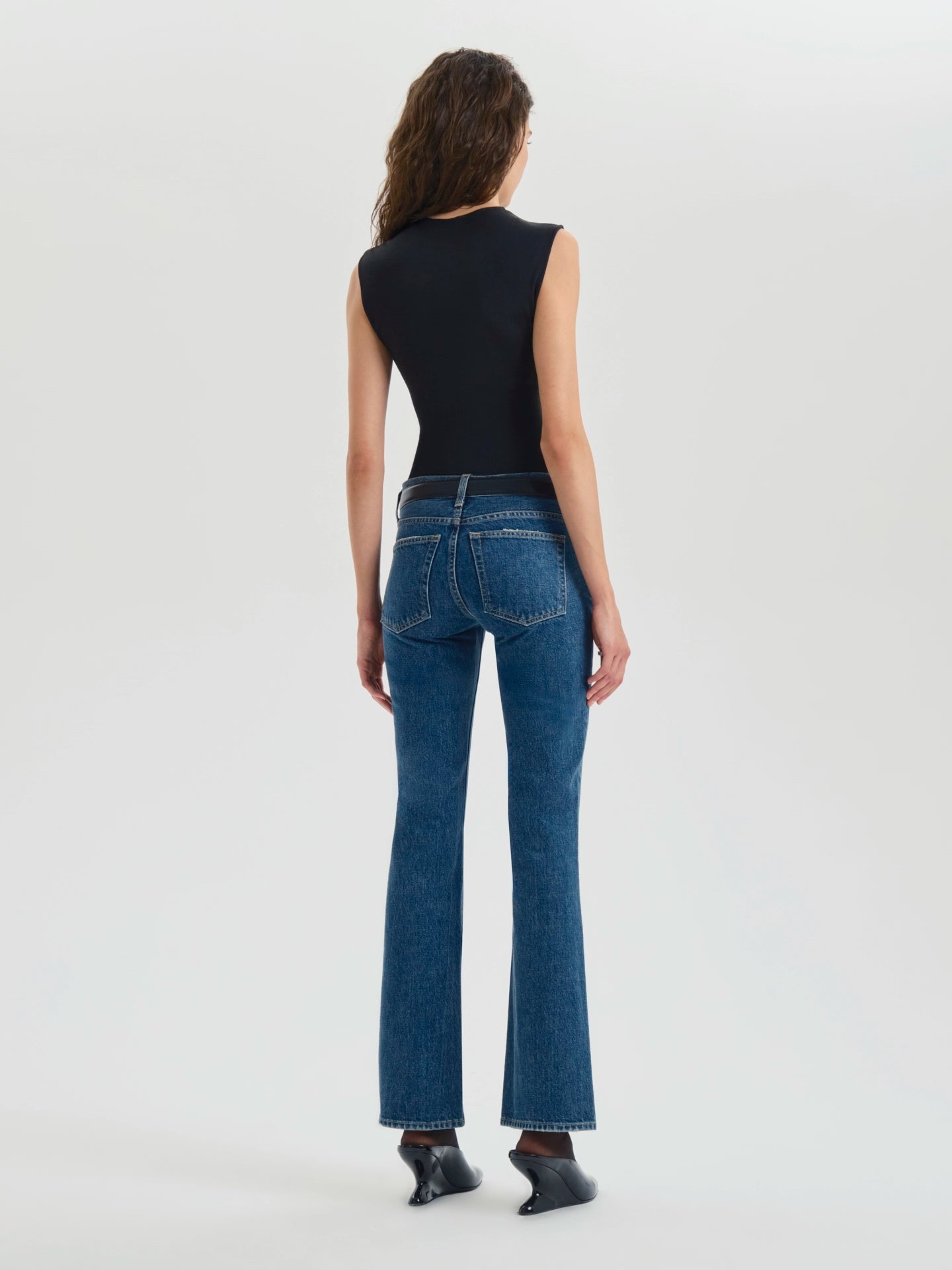 Leary Jean in Rigid Denim - AFLALO