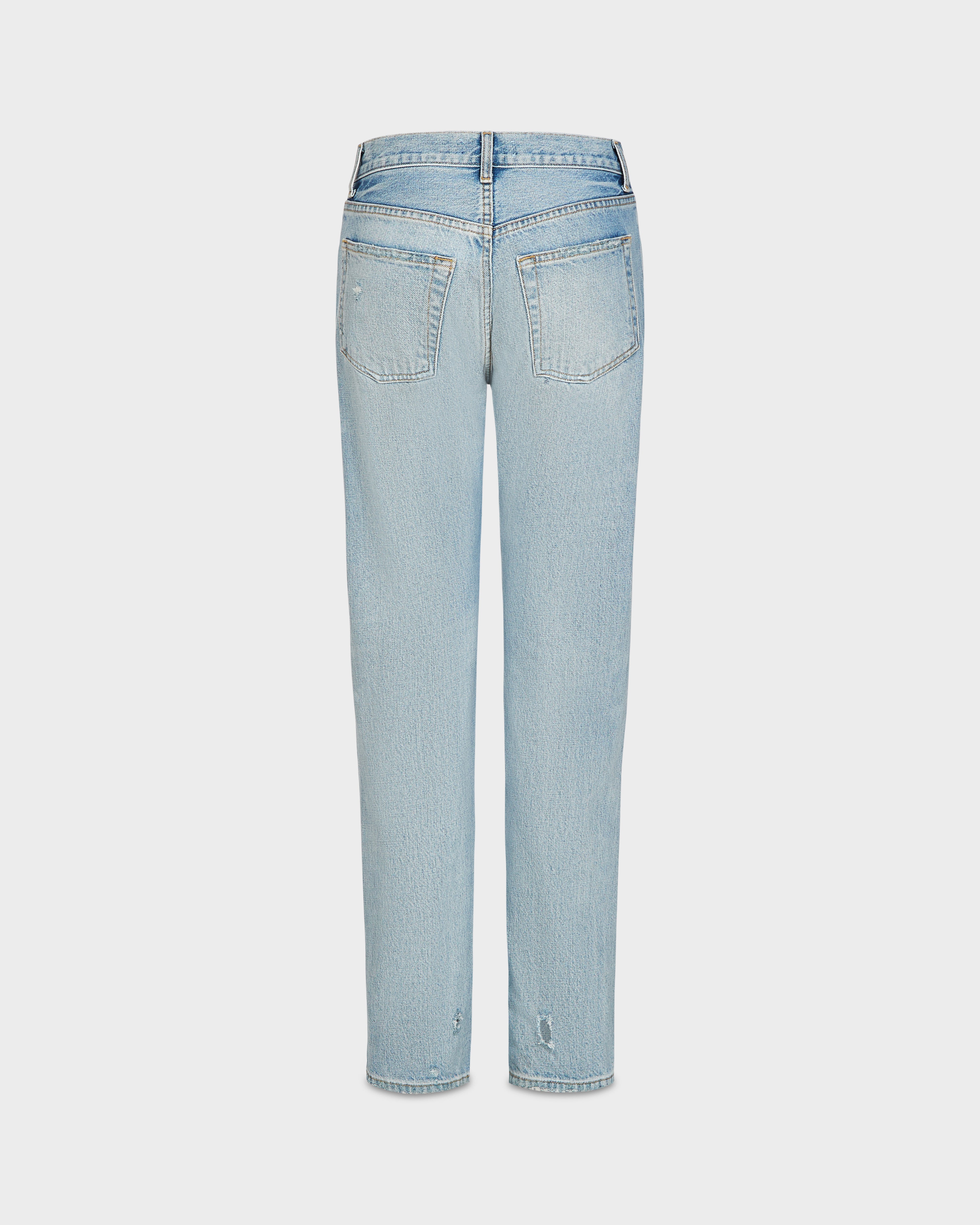 AFLALO Huxley Jean in Rigid Denim – Shattered Indigo - Ghost Back