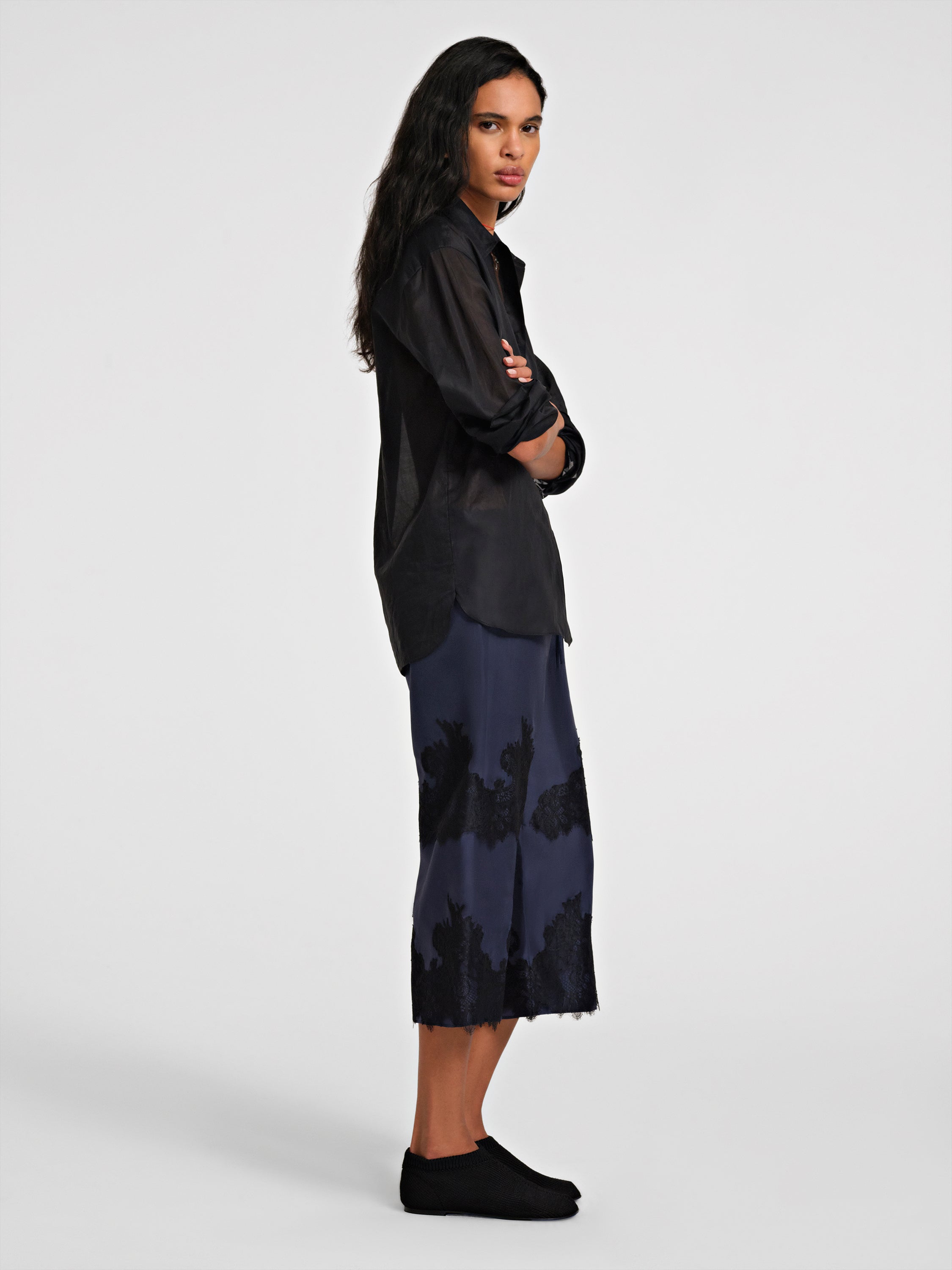 Maelis Pant in Silk