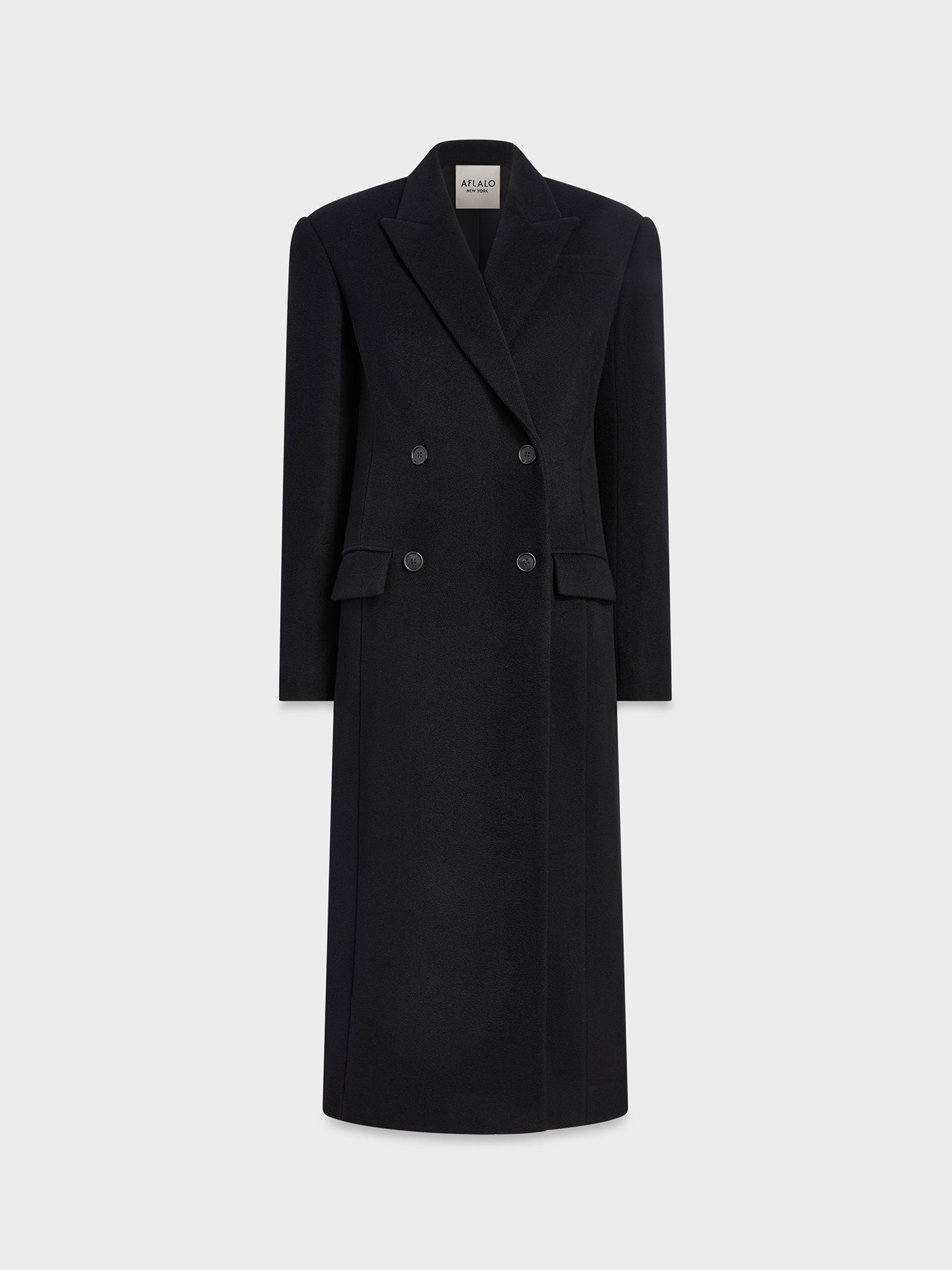 Obelisk Coat in Cashmere - AFLALO