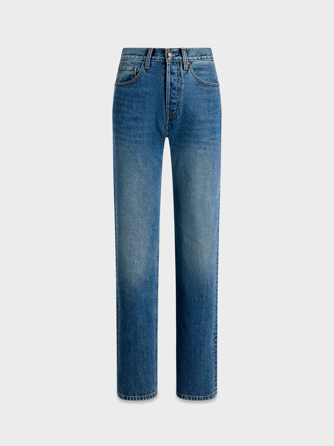 AFLALO Orwell Jean – Blue Hour Rigid Denim - Ghost Front