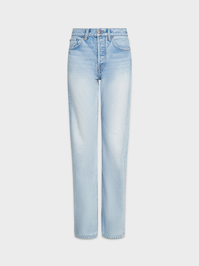 AFLALO Orwell Jean in Rigid Denim – Salt Air - Ghost Front