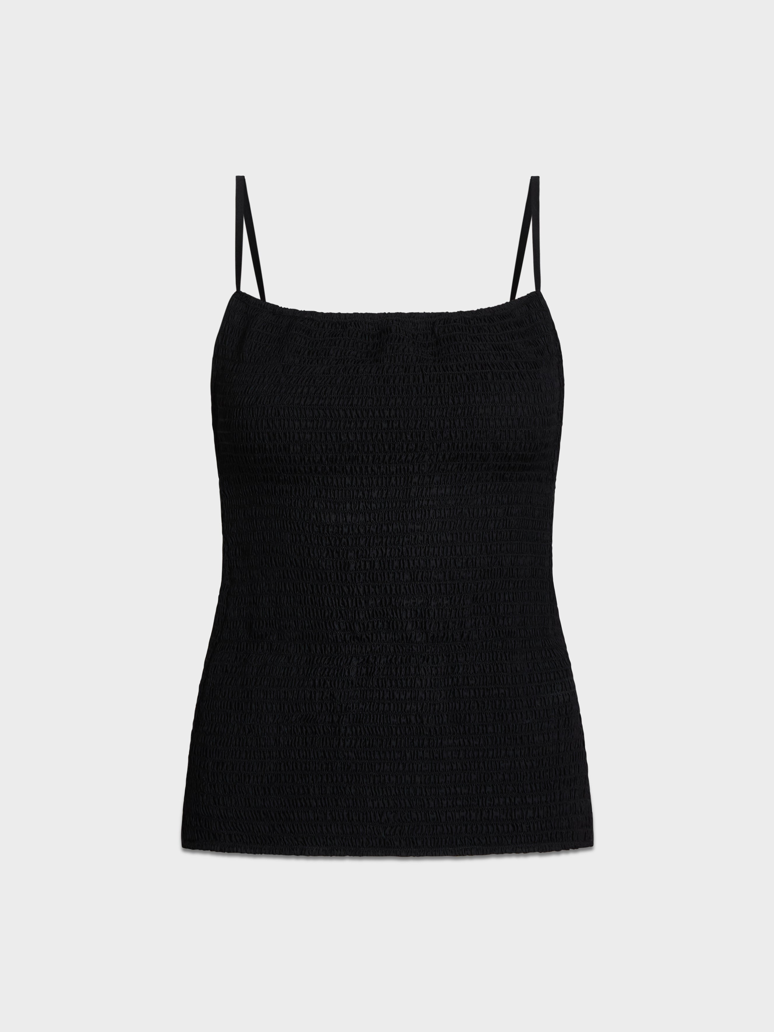 AFLALO Ruvina Top in Silk – Black - Ghost