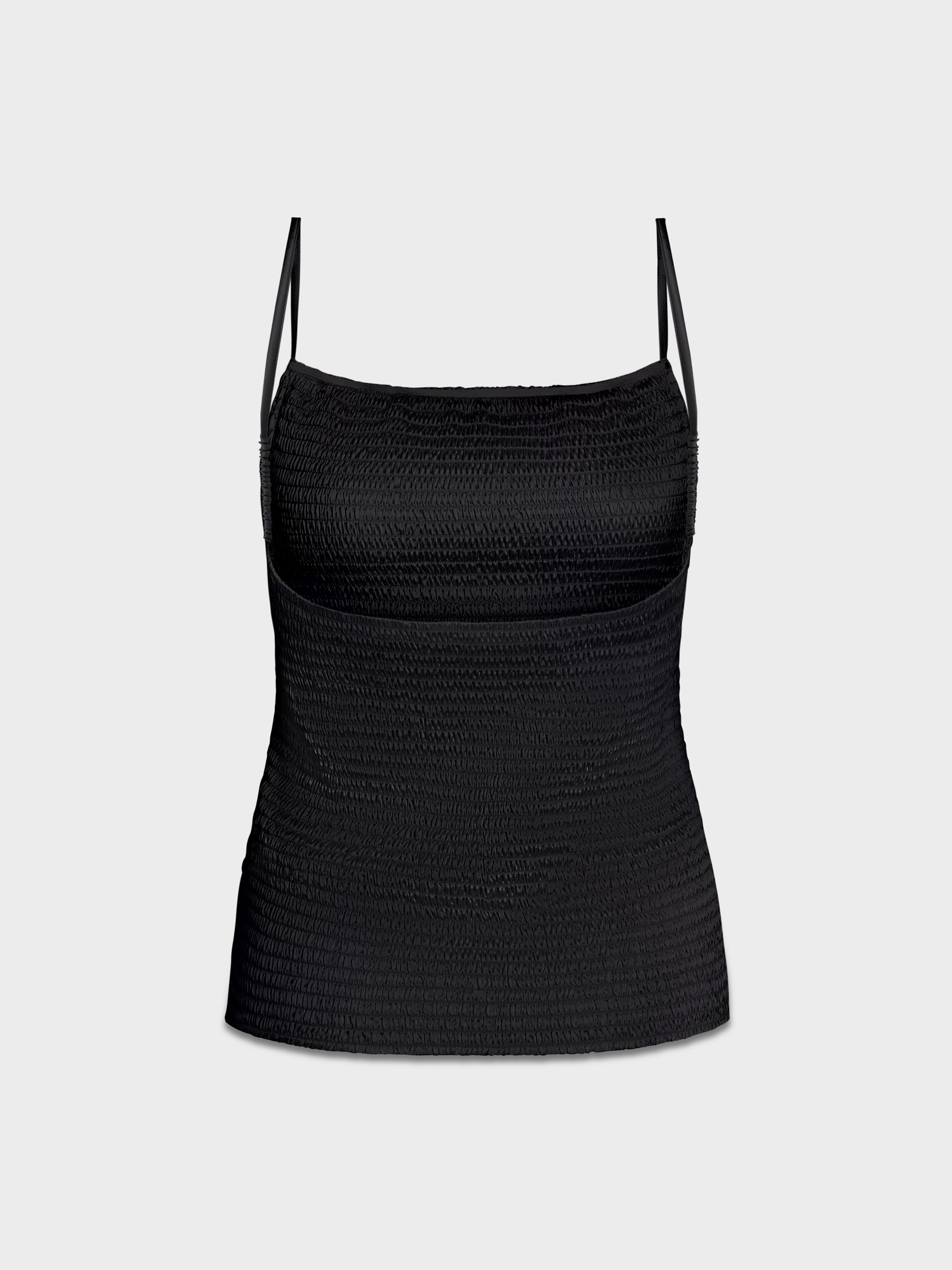AFLALO Ruvina Top in Silk – Black - Ghost