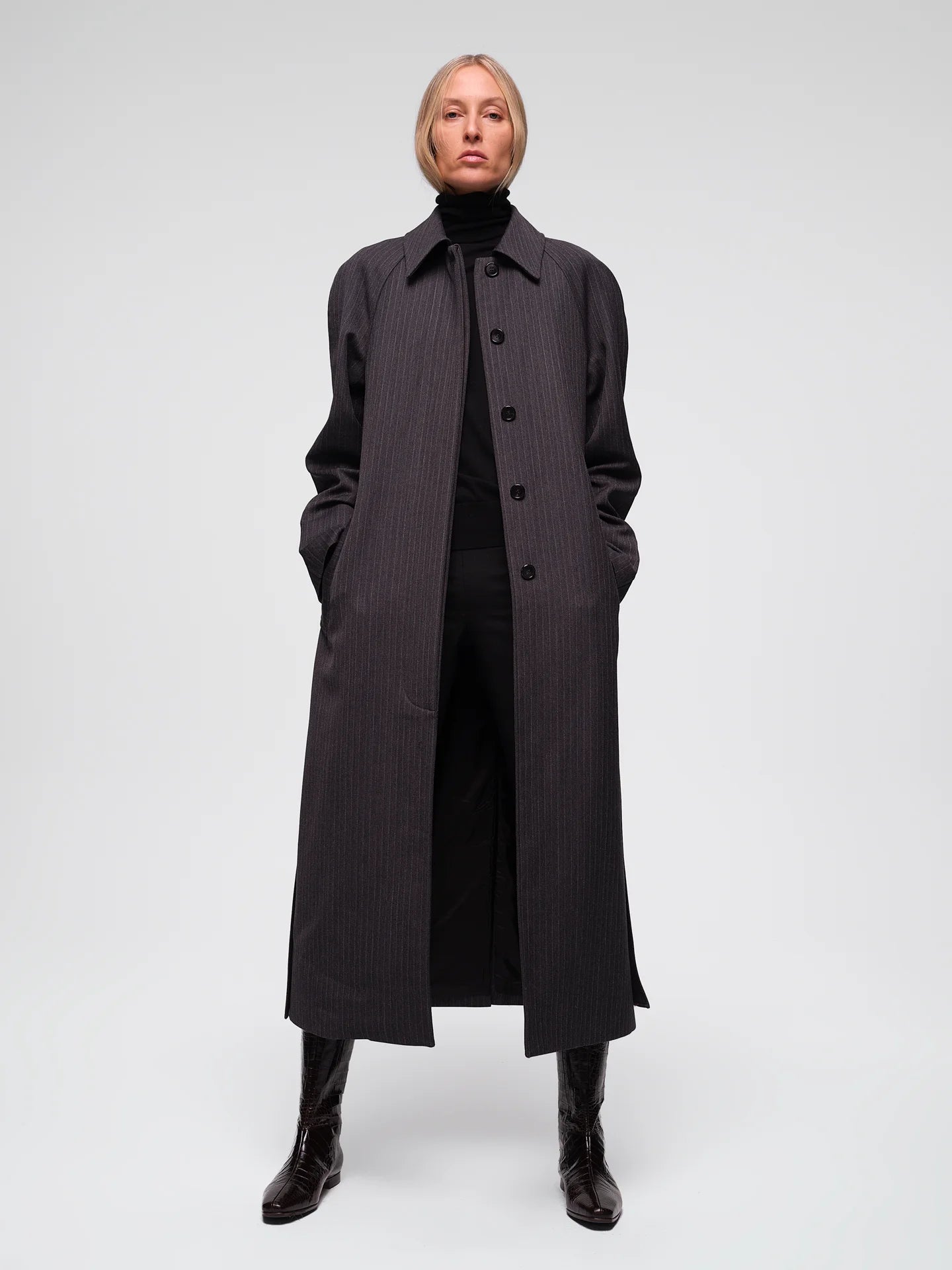 Graftal Trench in Wool Mohair