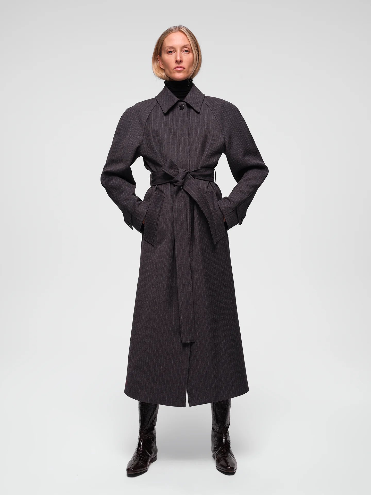 Graftal Trench in Wool Mohair